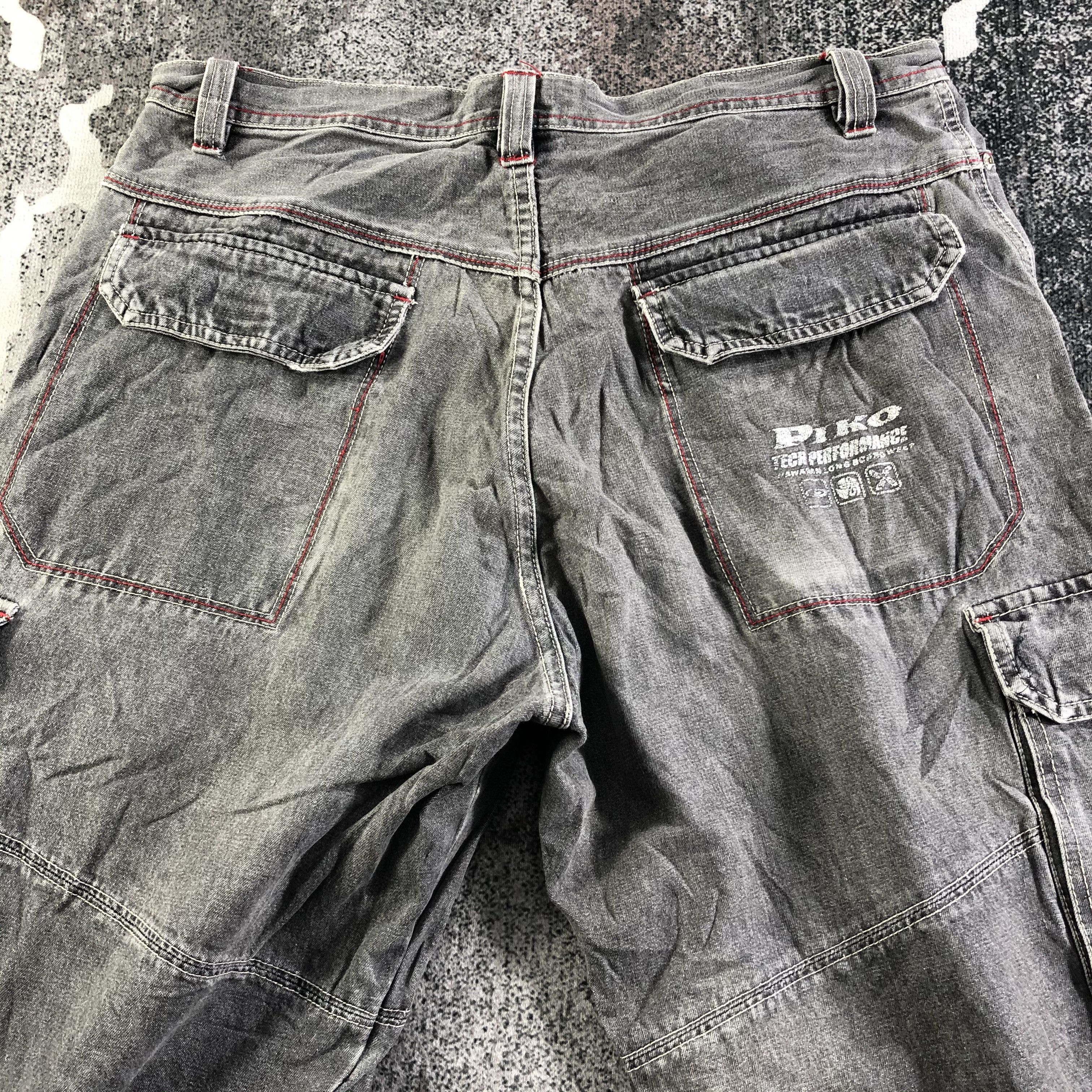 Vintage Vintage Piko Baggy Jeans Cargo Denim KJ3092 Size US 34 / EU 50 - 4 Thumbnail