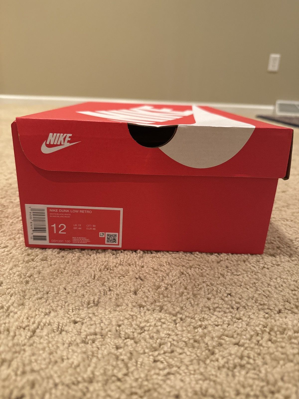 Nike Panda Dunk Low Retro Size US 12 / EU 45 - 7 Thumbnail