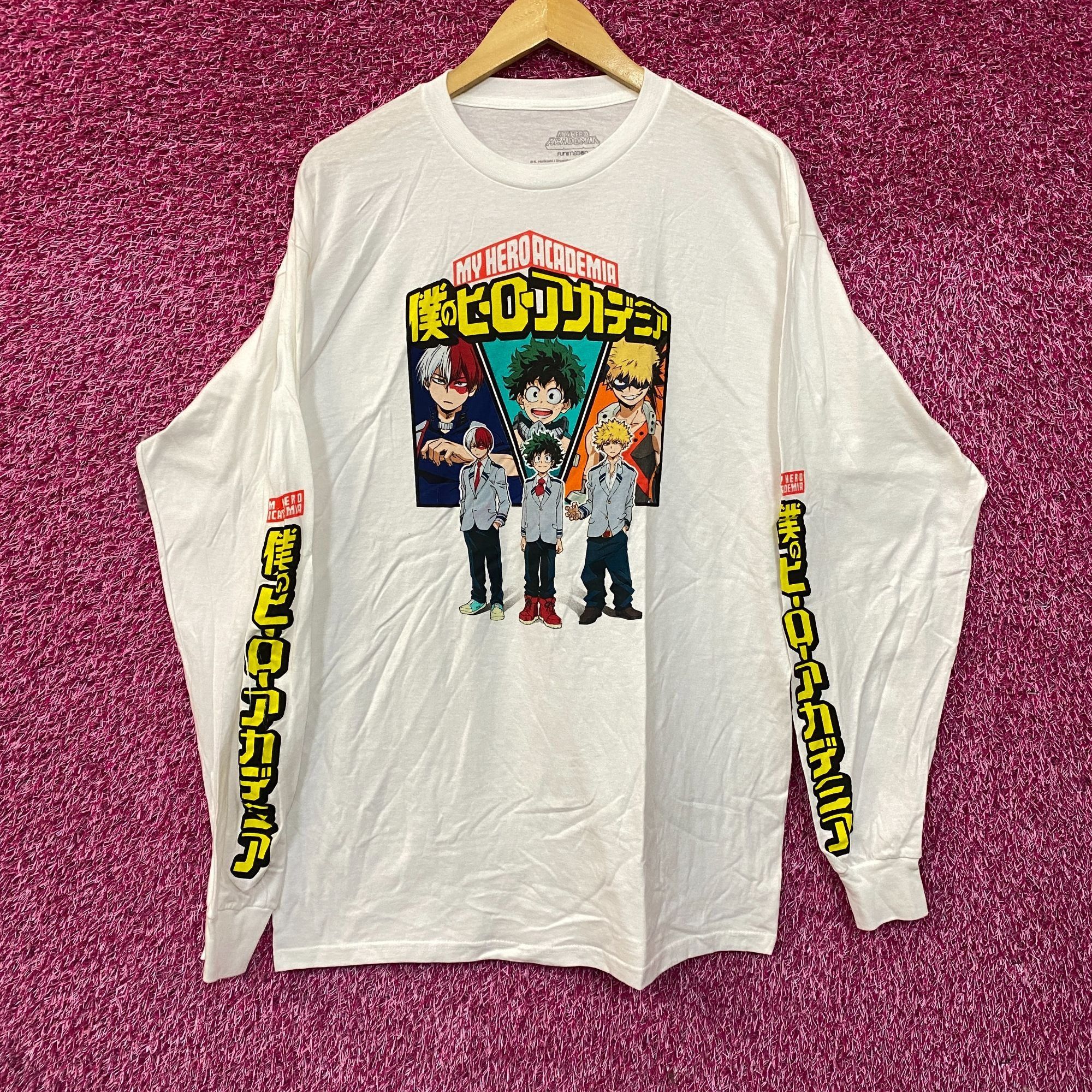 Anime My Hero Academia Deku Bakugo Todoroki Anime Long Sleeve L Size US L / EU 52-54 / 3 - 1 Thumbnail