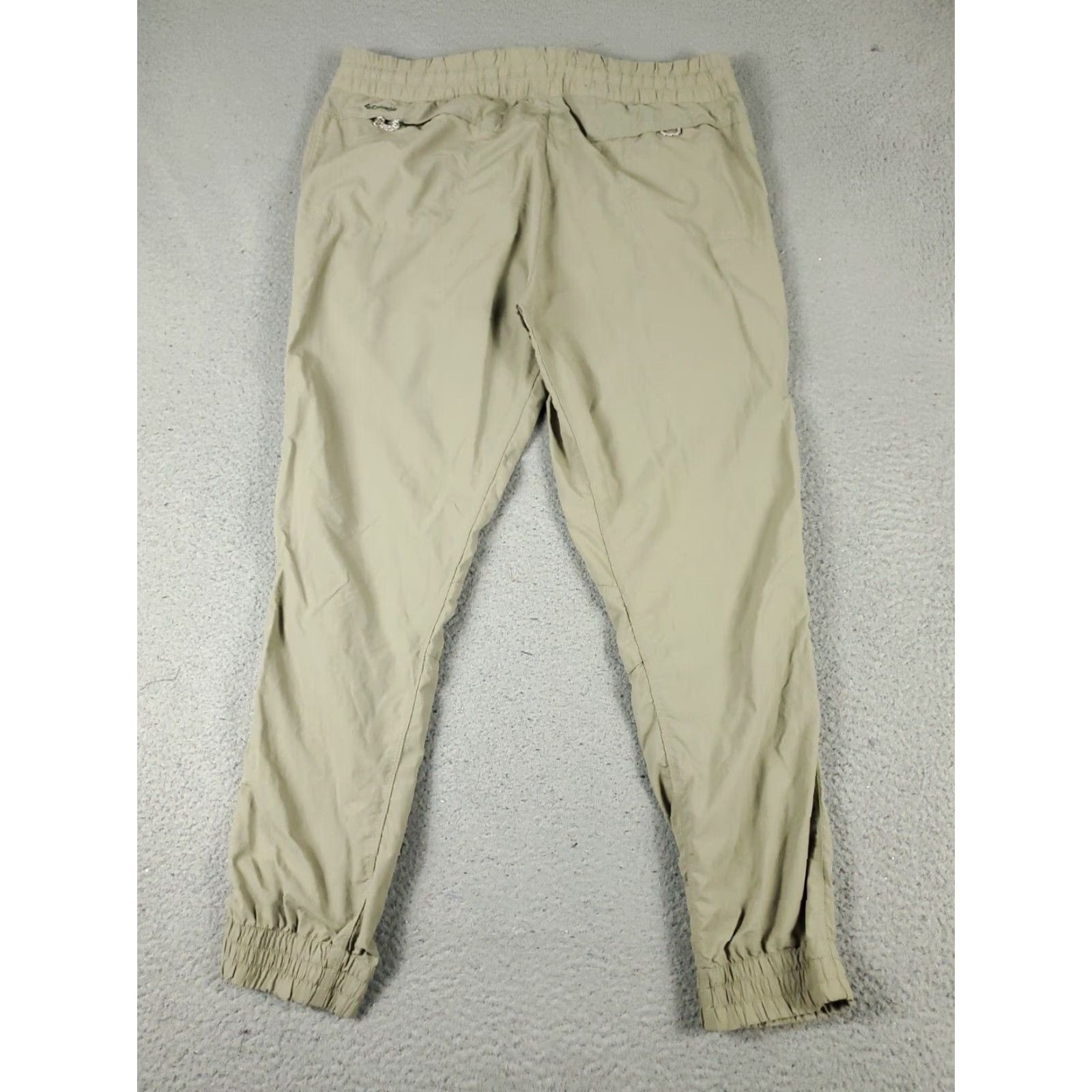 Vintage Columbia Pants Womens Size Large Beige Cargo Lace Tie Active Outdoors Jogger Size 36" / US 14 / IT 50 - 6 Thumbnail