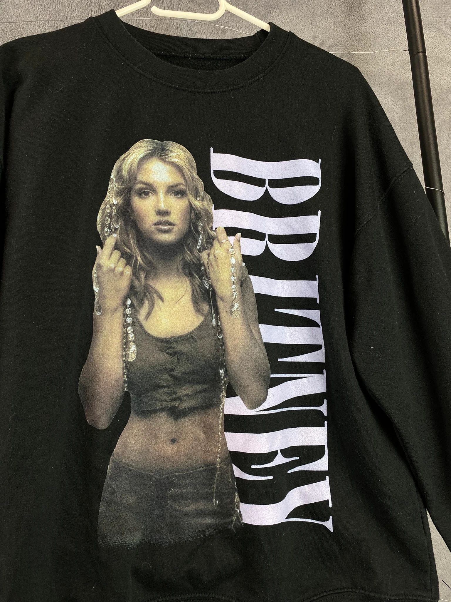 Other Britney Spears Oversized Hoodie Big Logo Y2K S Size S / US 4 / IT 40 - 2 Thumbnail