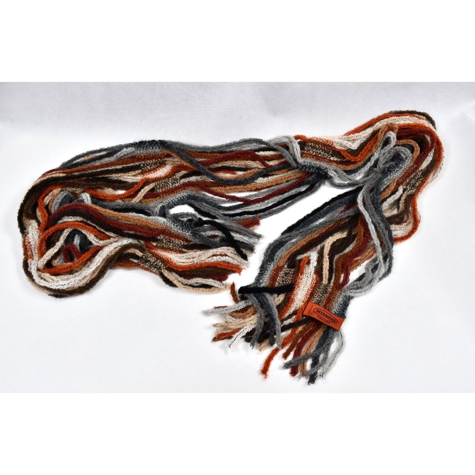 Missoni Missoni Scarf Wool Multicolor Foulard Knit Women Size ONE SIZE - 6 Thumbnail