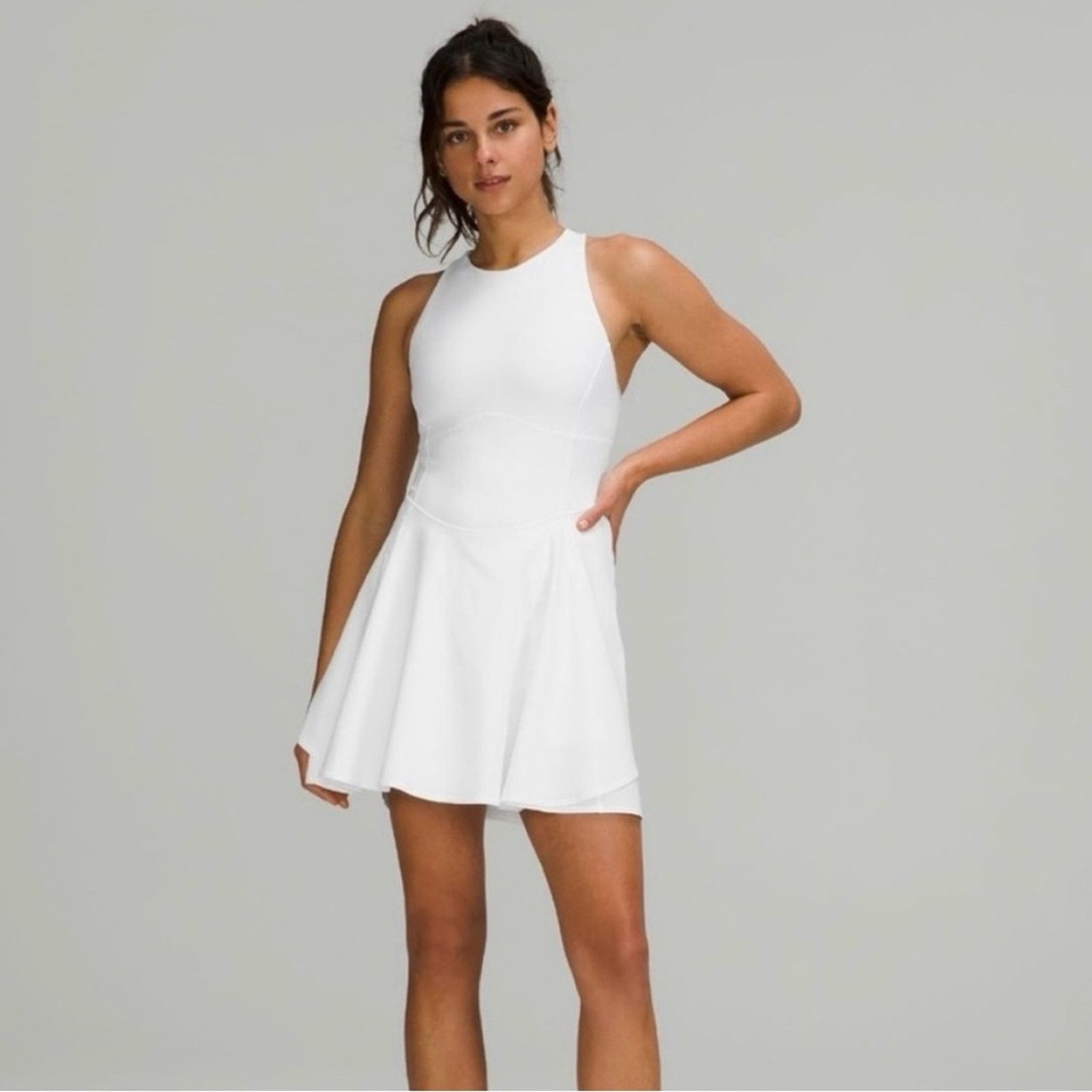 Lululemon Light Blue Lululemon Court Crush Tennis Dress Size S / US 4 / IT 40 - 8 Thumbnail