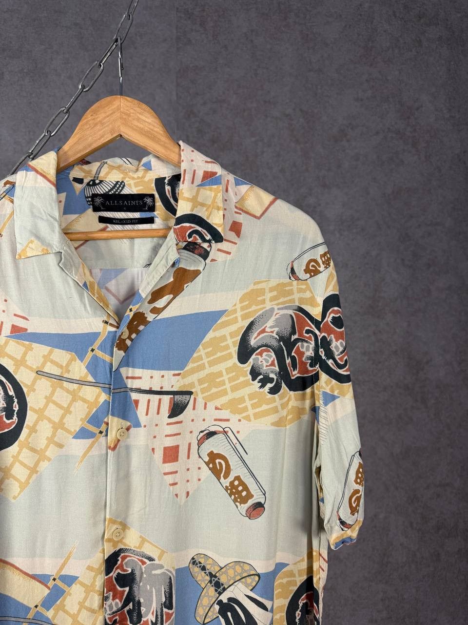Allsaints Allsaints art designer crazy Hawaiian relaxed shirt Size US S / EU 44-46 / 1 - 2 Thumbnail