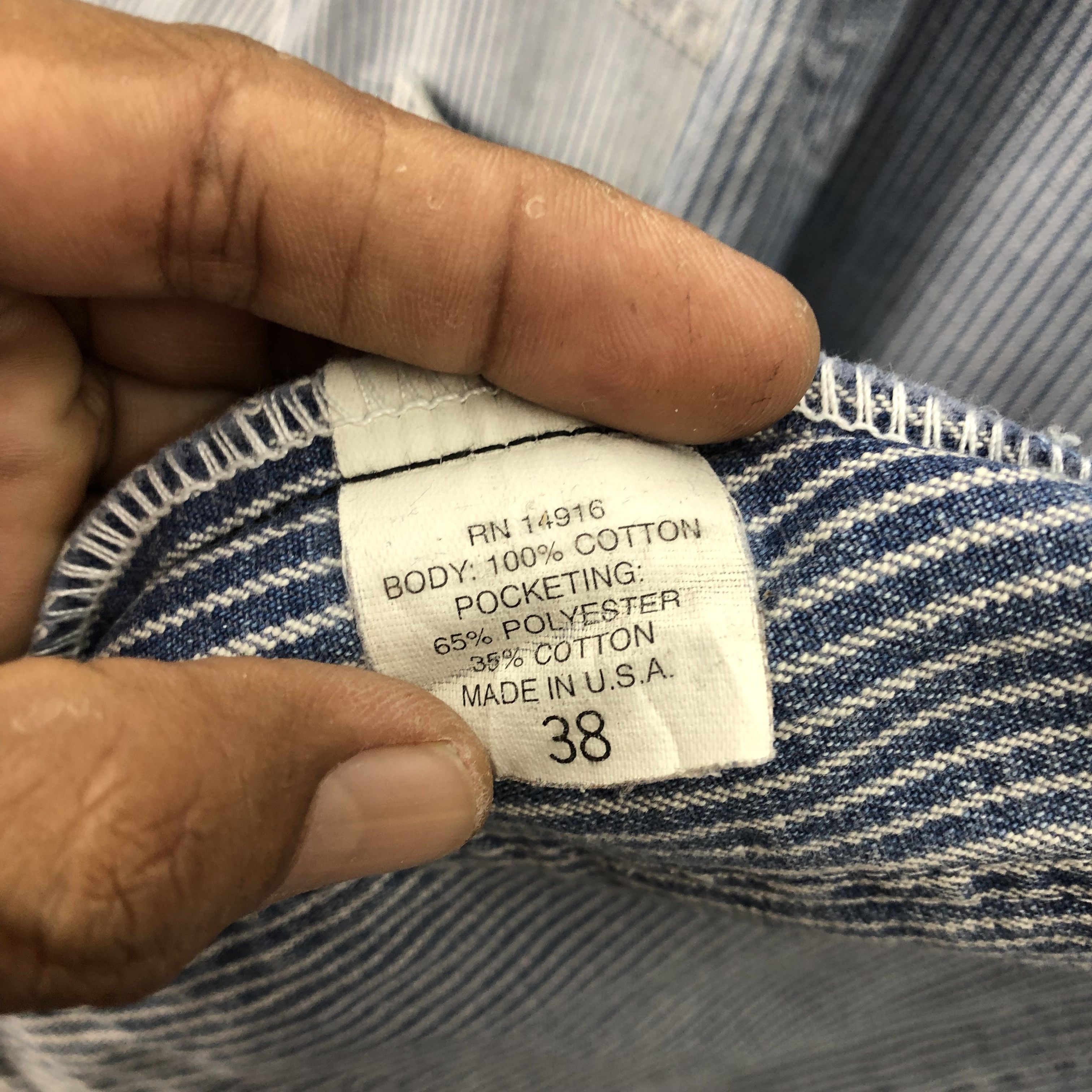 Vintage United Arrow Blue Label Hickory Worker Chore Jacket