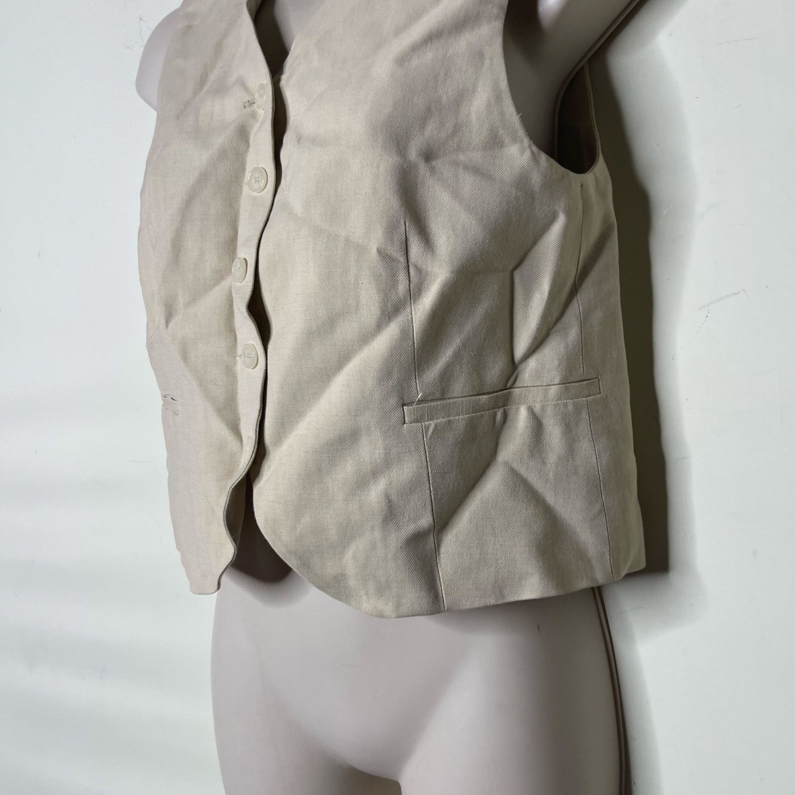 Other The Frankie Shop Chelsea Vest in Beige size XS Size XS / US 0-2 / IT 36-38 - 8 Thumbnail