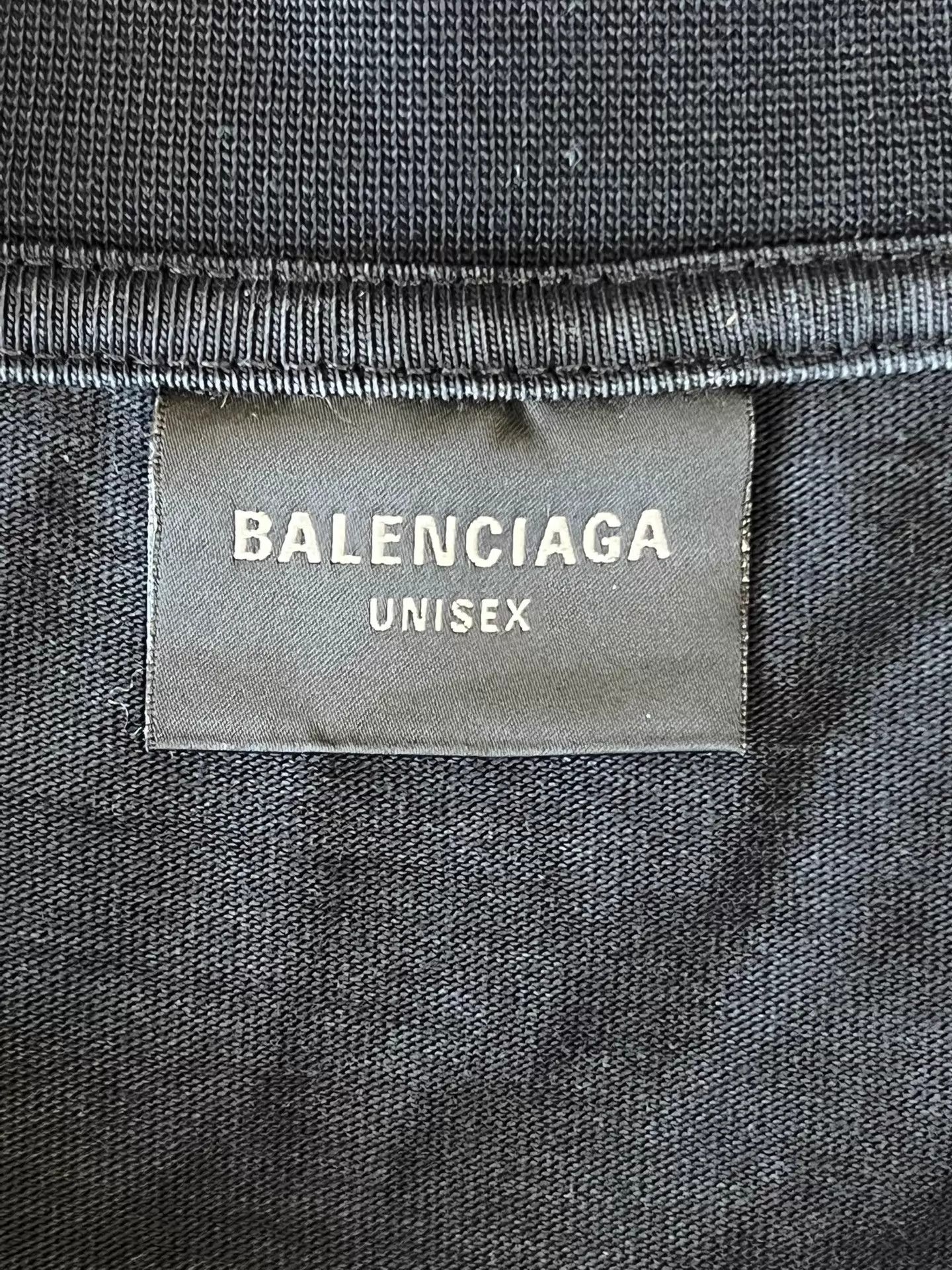 Balenciaga Balenciaga Flame Logo Unisex T-Shirt Size 5 Black Size US XXL / EU 58 / 5 - 6 Thumbnail