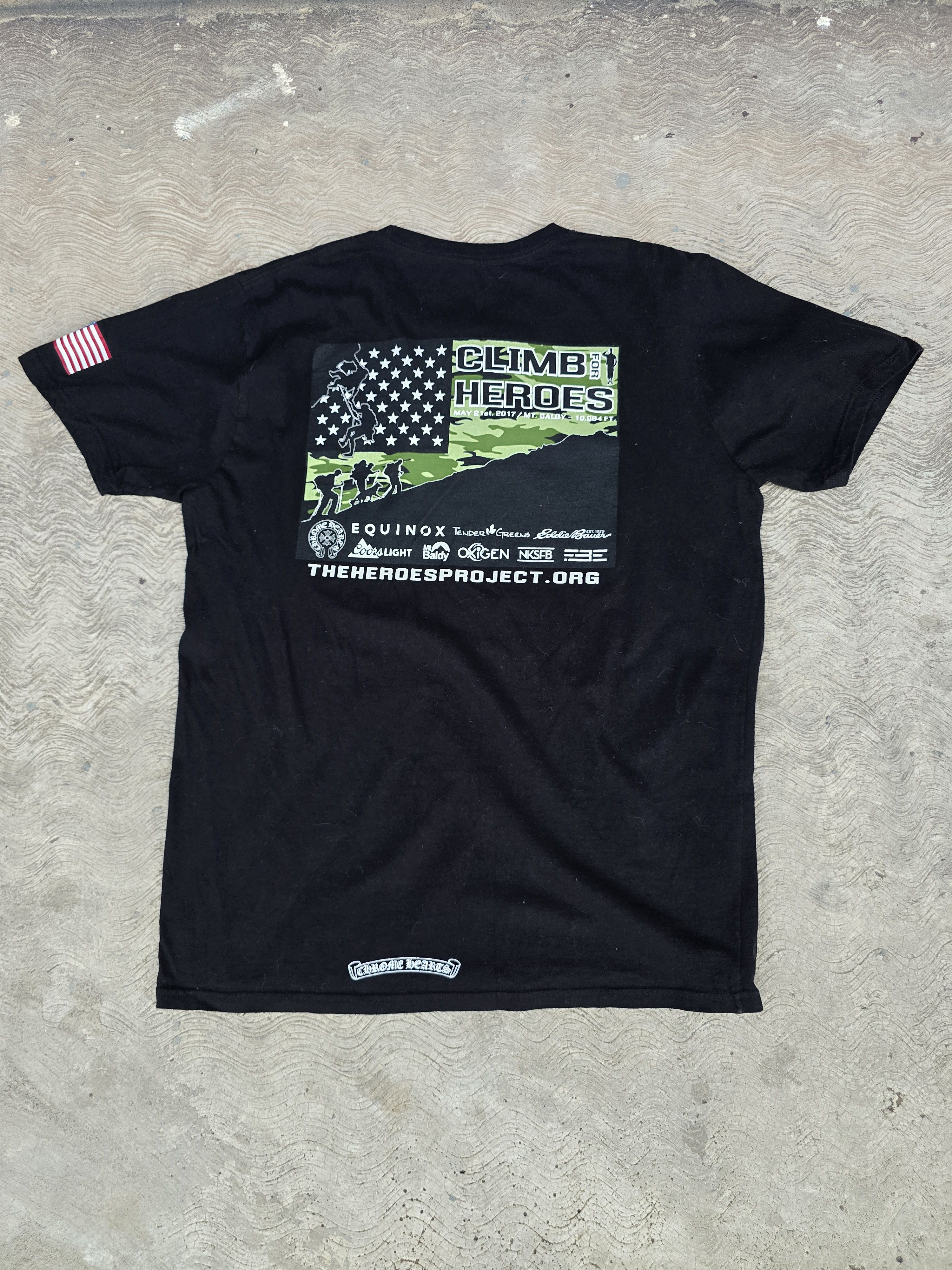 Chrome Hearts Chrome hearts x Equinox climb for Heroes project t
