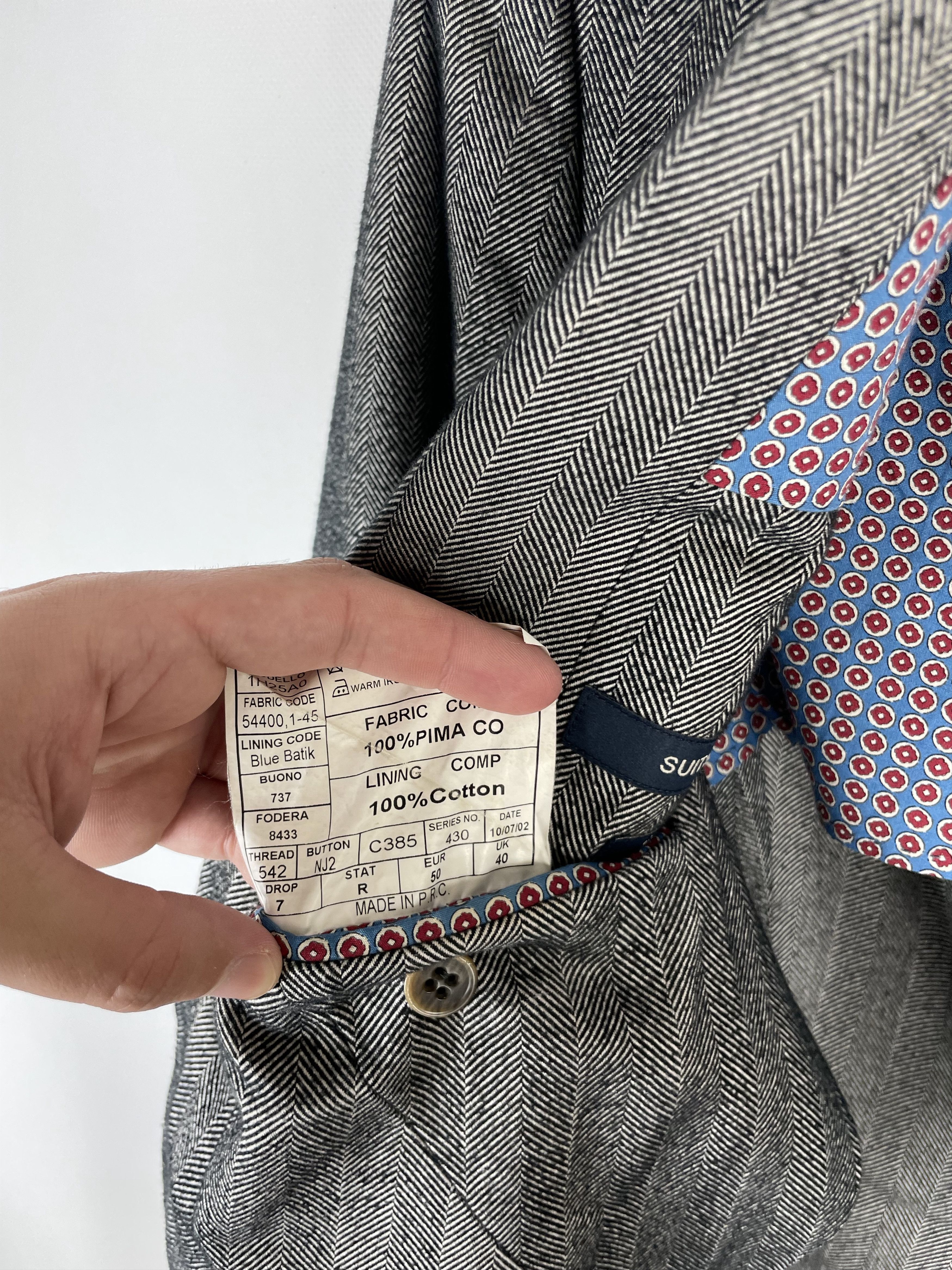 Suitsupply Vintage suitsupply blazer jacket Size 40S - 9 Thumbnail