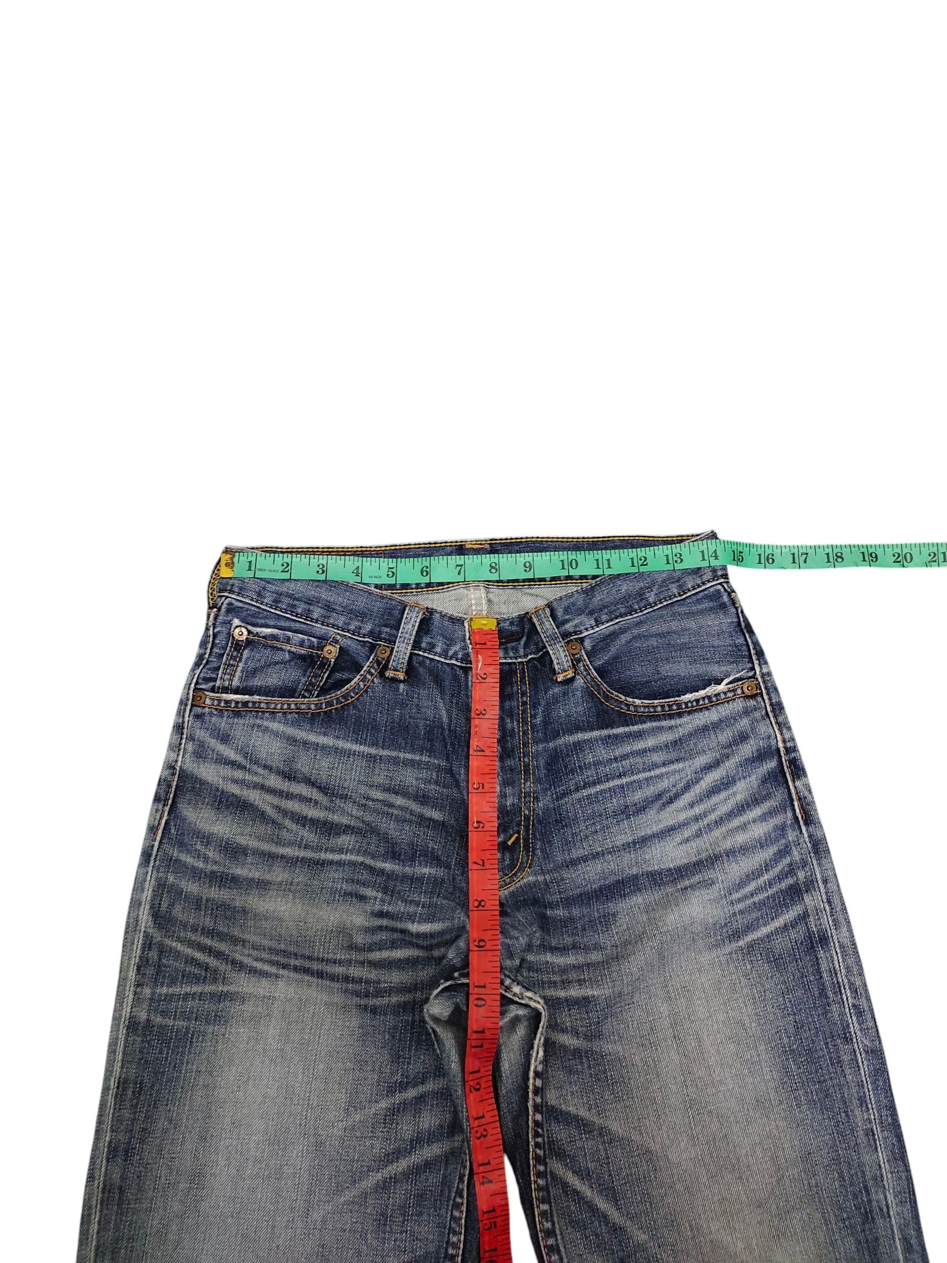 Kapital Vintage Levis 702 Clawmark Distress Faded Denim Jeans Size US 29 - 14 Thumbnail