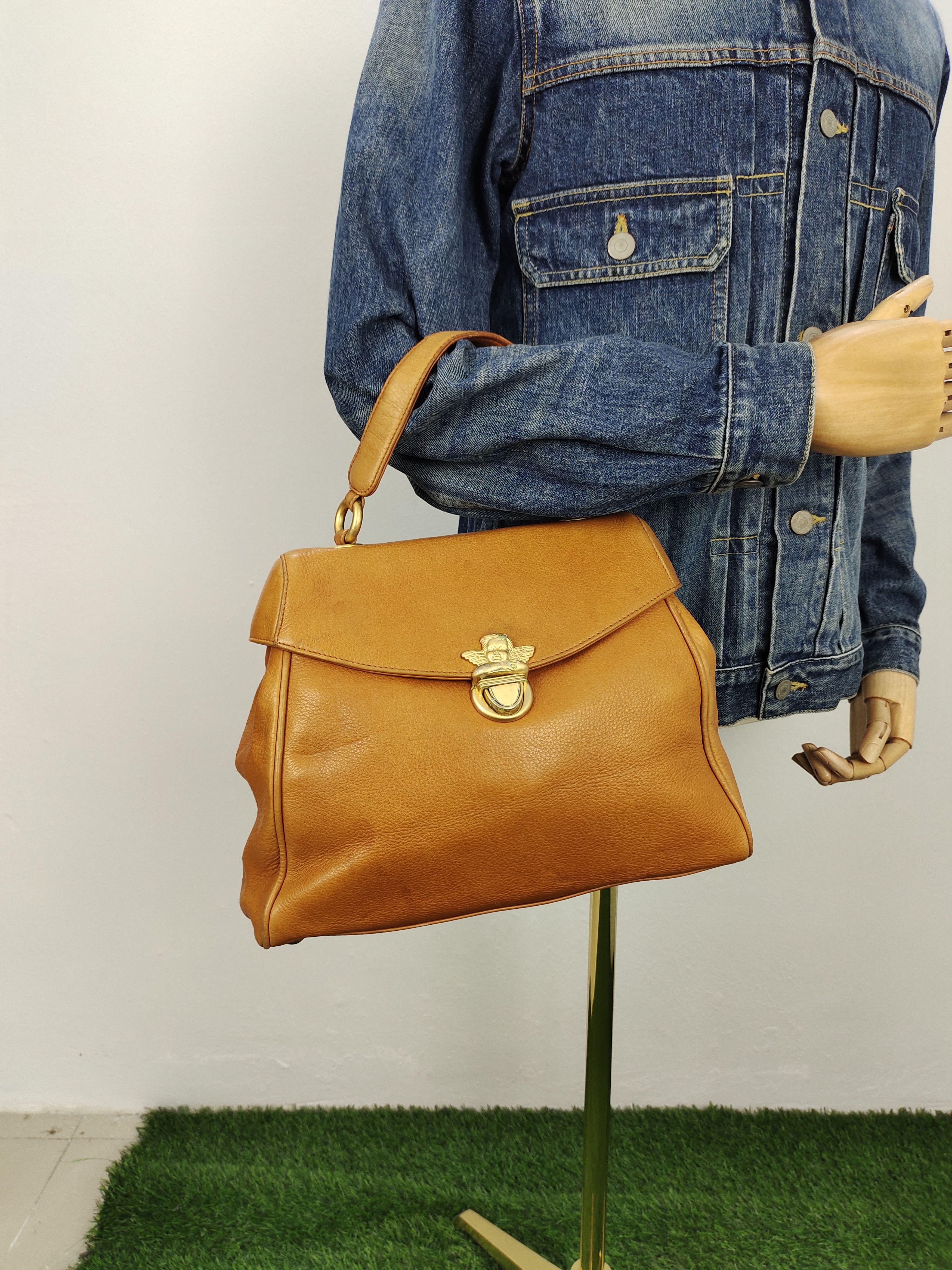 Vintage Vintage Comtesse Italy Patina Leather Tote Bag Size ONE SIZE - 1 Thumbnail