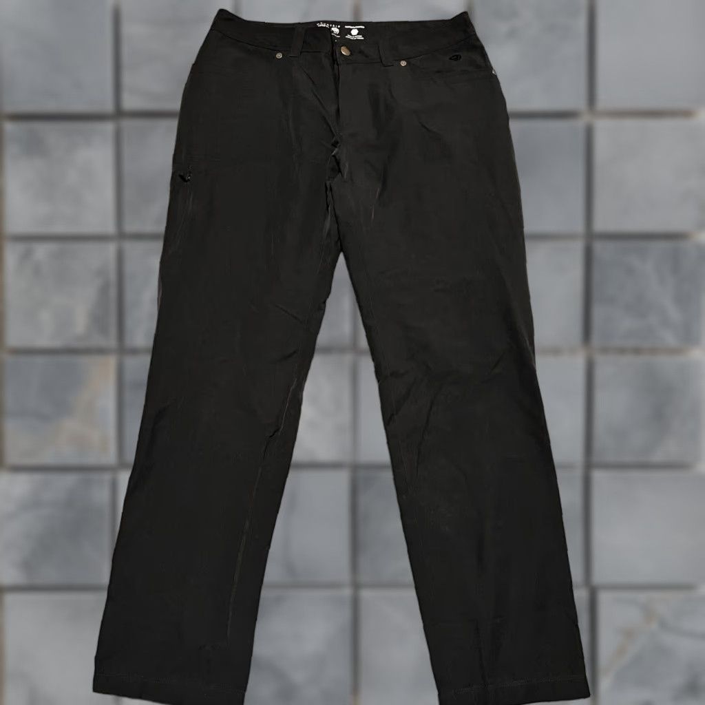 Mountain Hardwear Mountain Hardwear Pants Womens 10 Regular Black Nylon Hiking Ankle 34x30.5 Womens Size 32" / US 10 / IT 46 - 1 Thumbnail