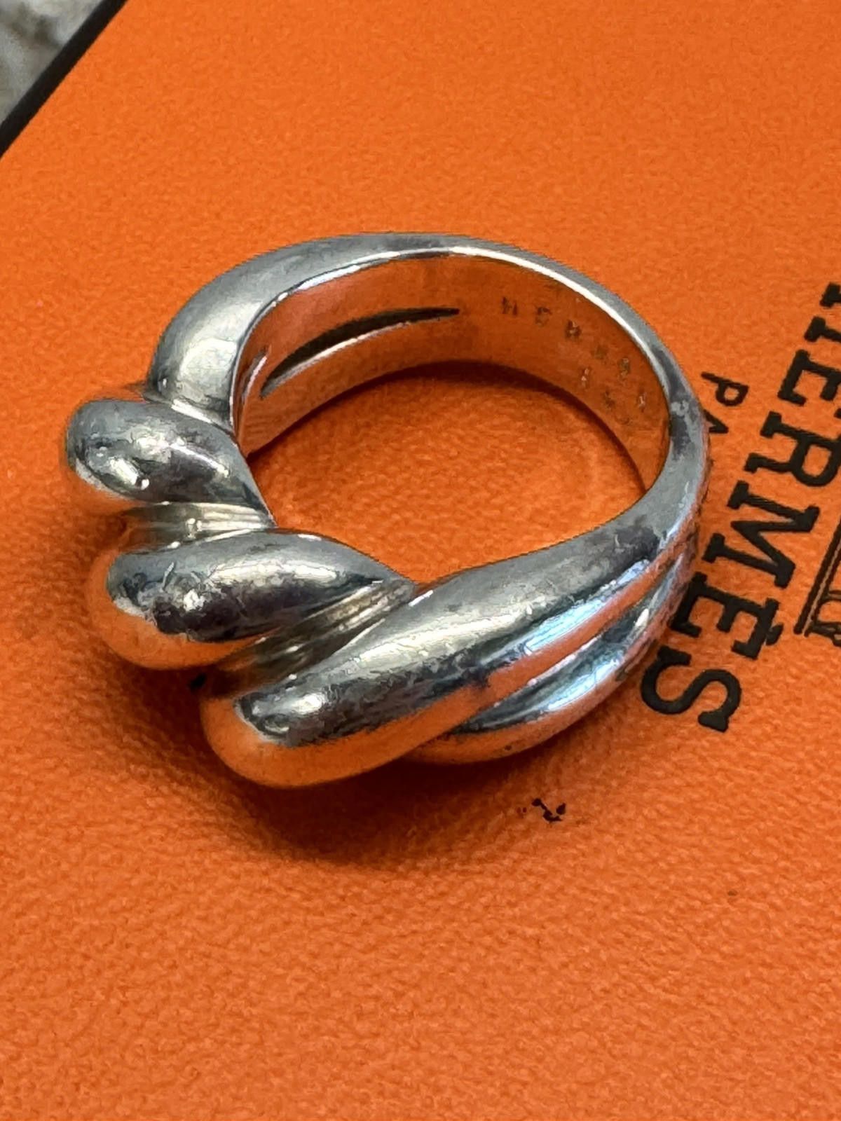 Hermes Hermes Paris Ring Torsade - US Size 7.5 - SV925 - Used - VG Size ONE SIZE - 8 Thumbnail