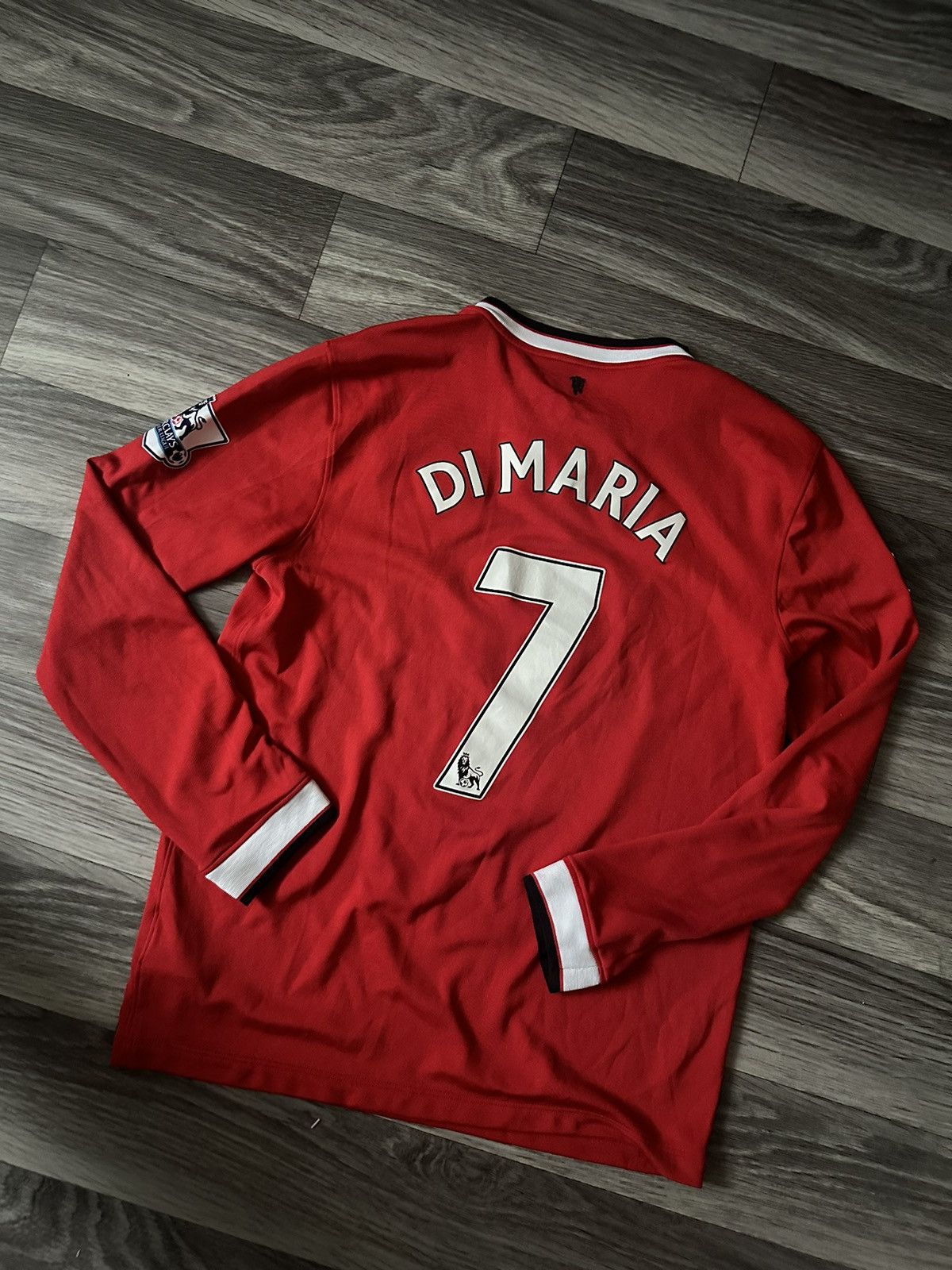 Nike Nike Manchester United Di Maria 2014-2015 Home Longsleeve Size US M / EU 48-50 / 2 - 3 Thumbnail