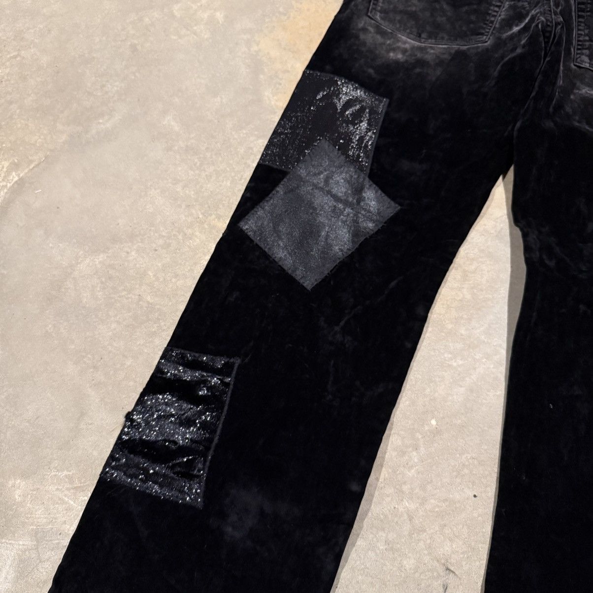 Ralph Lauren Purple Label Ralph Lauren Purple Label Velvet Leather Patchwork Jeans Size US 28 / EU 44 - 17 Thumbnail