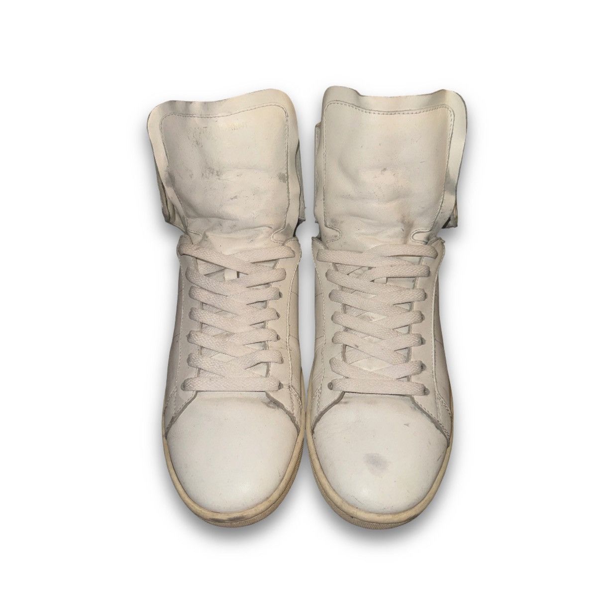 Saint Laurent Paris Saint laurent paris SL/01H White High Tops Size US 6.5 / EU 39-40 - 4 Thumbnail