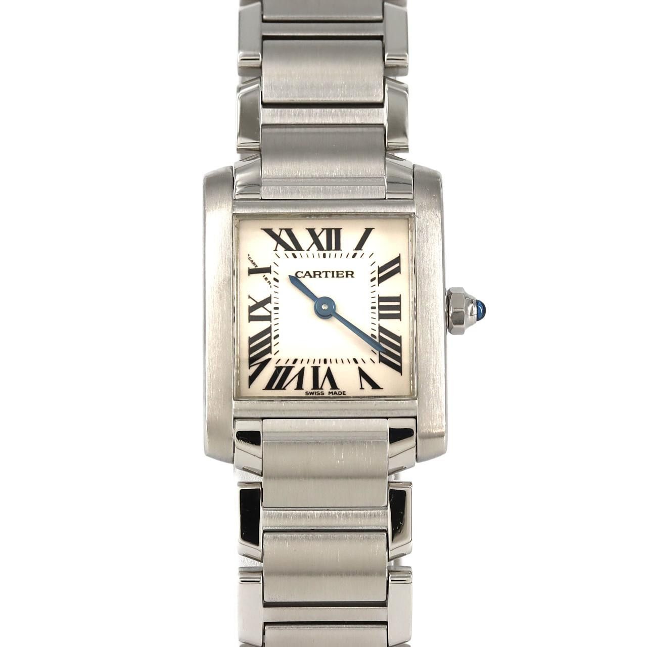 Cartier Cartier Tank Française Stainless Steel Watch Metal Quartz W51008Q3 DUTY FREE for USA