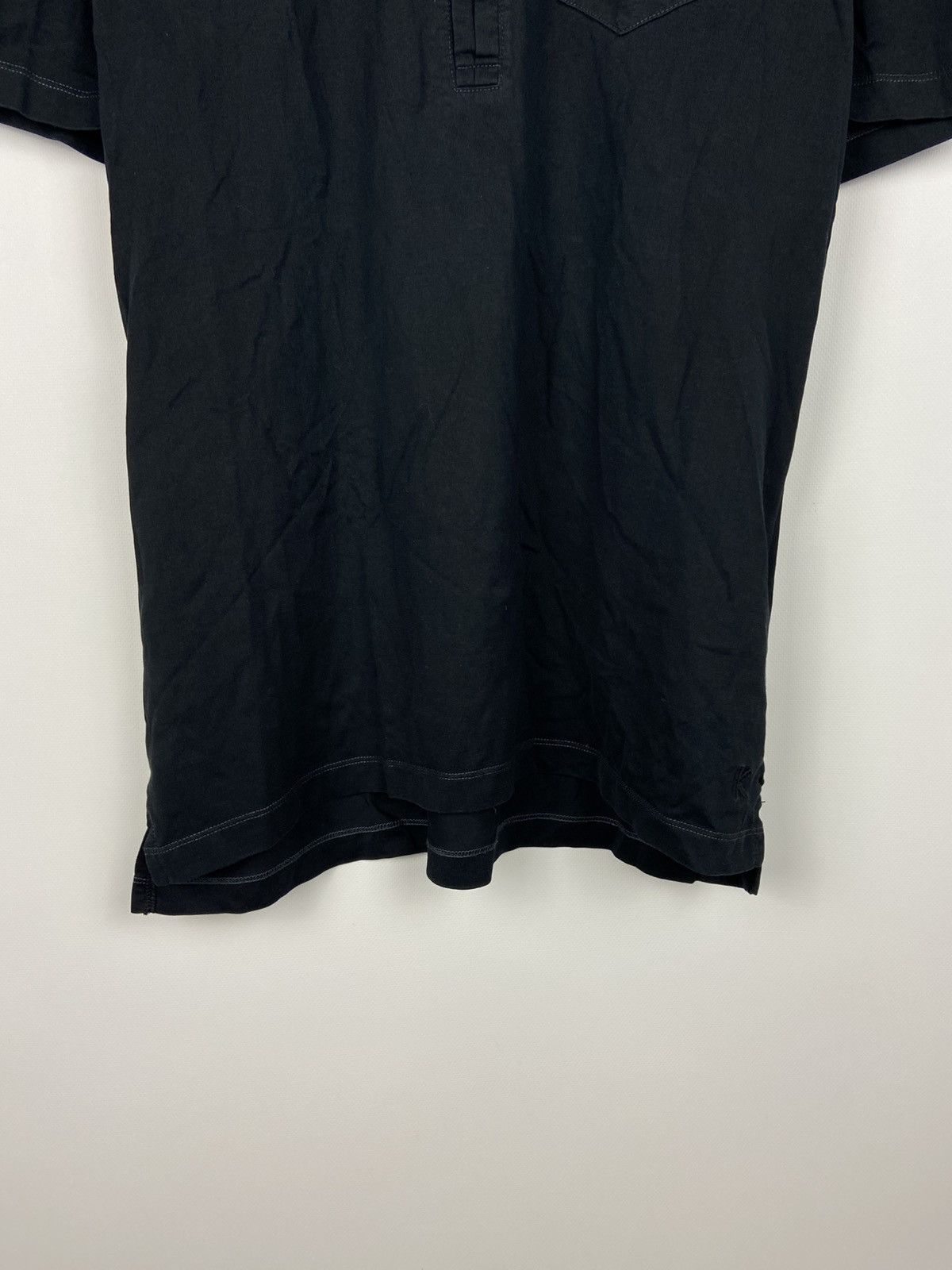 Kenzo × Vintage Vintage Kenzo Homme Polo T-Shirt Black Mens Size US XL / EU 56 / 4 - 6 Thumbnail