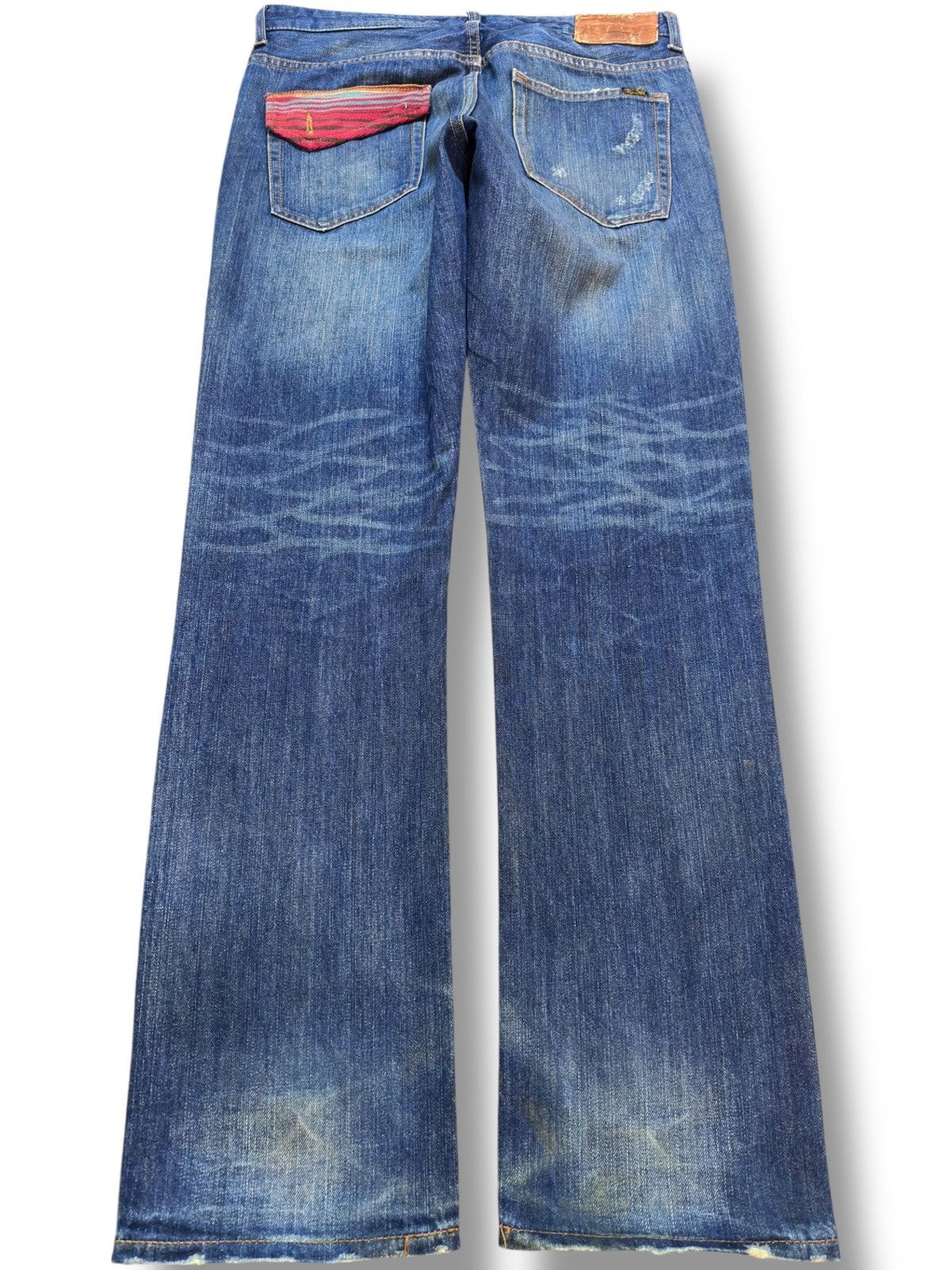 Billabong Vintage Billabong Skater Grunge Distressed Denim Size US 33 - 5 Thumbnail