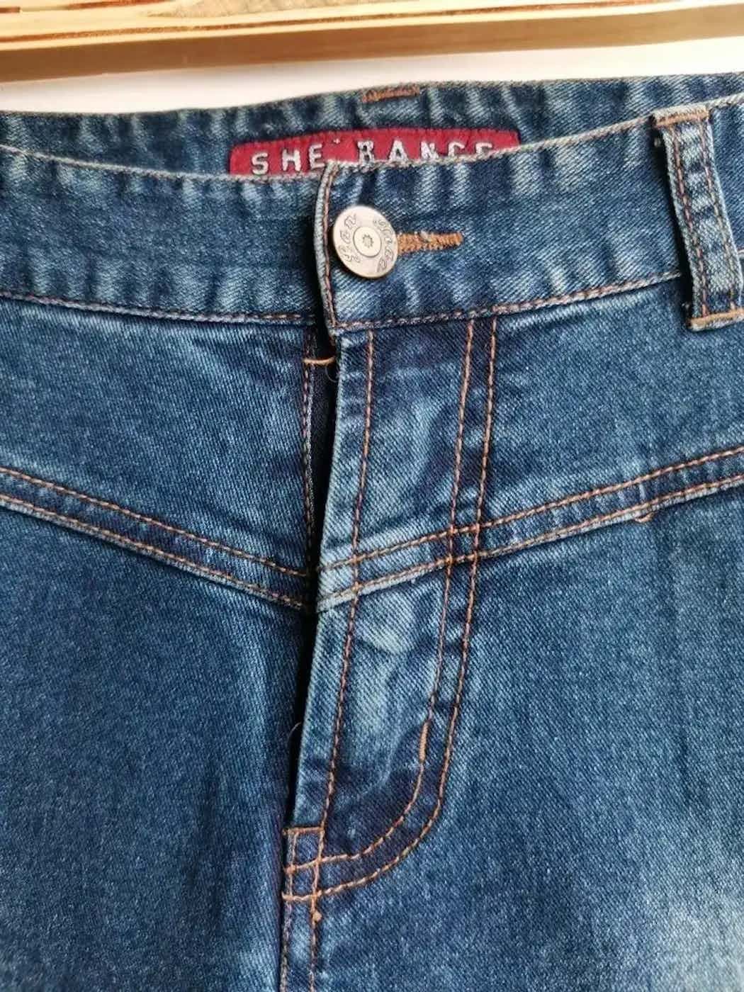 Japanese Brand She Bang Denim Cargo Multipocket Pants Size US 30 / EU 46 - 10 Thumbnail