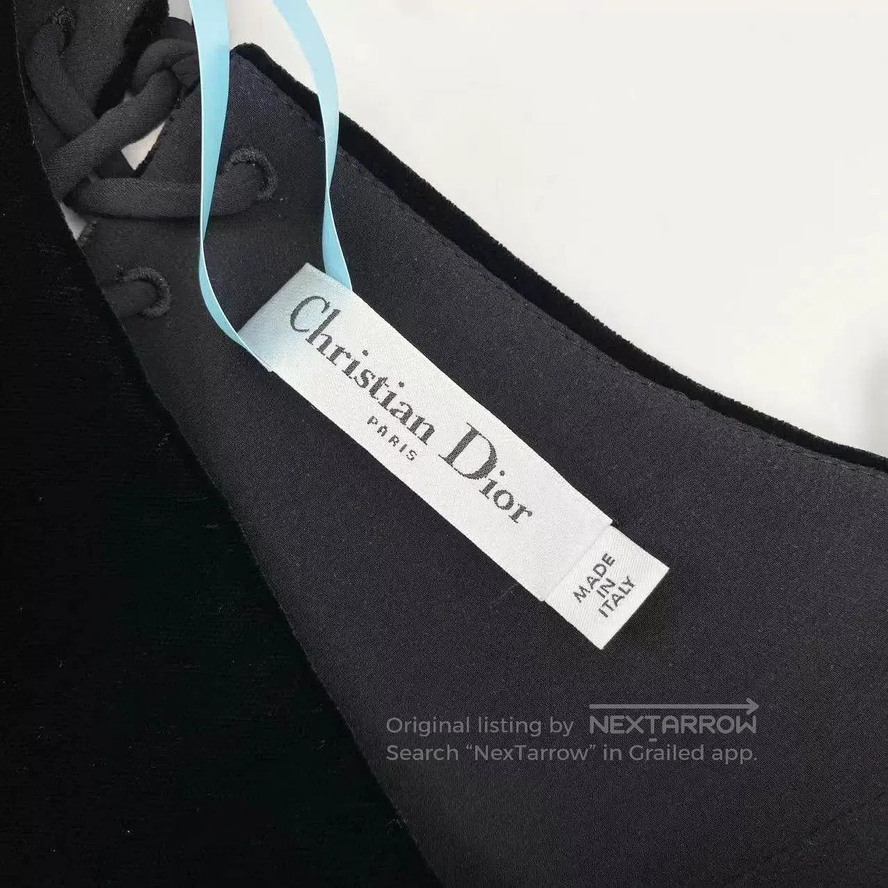 black velvet back tie camisole top.