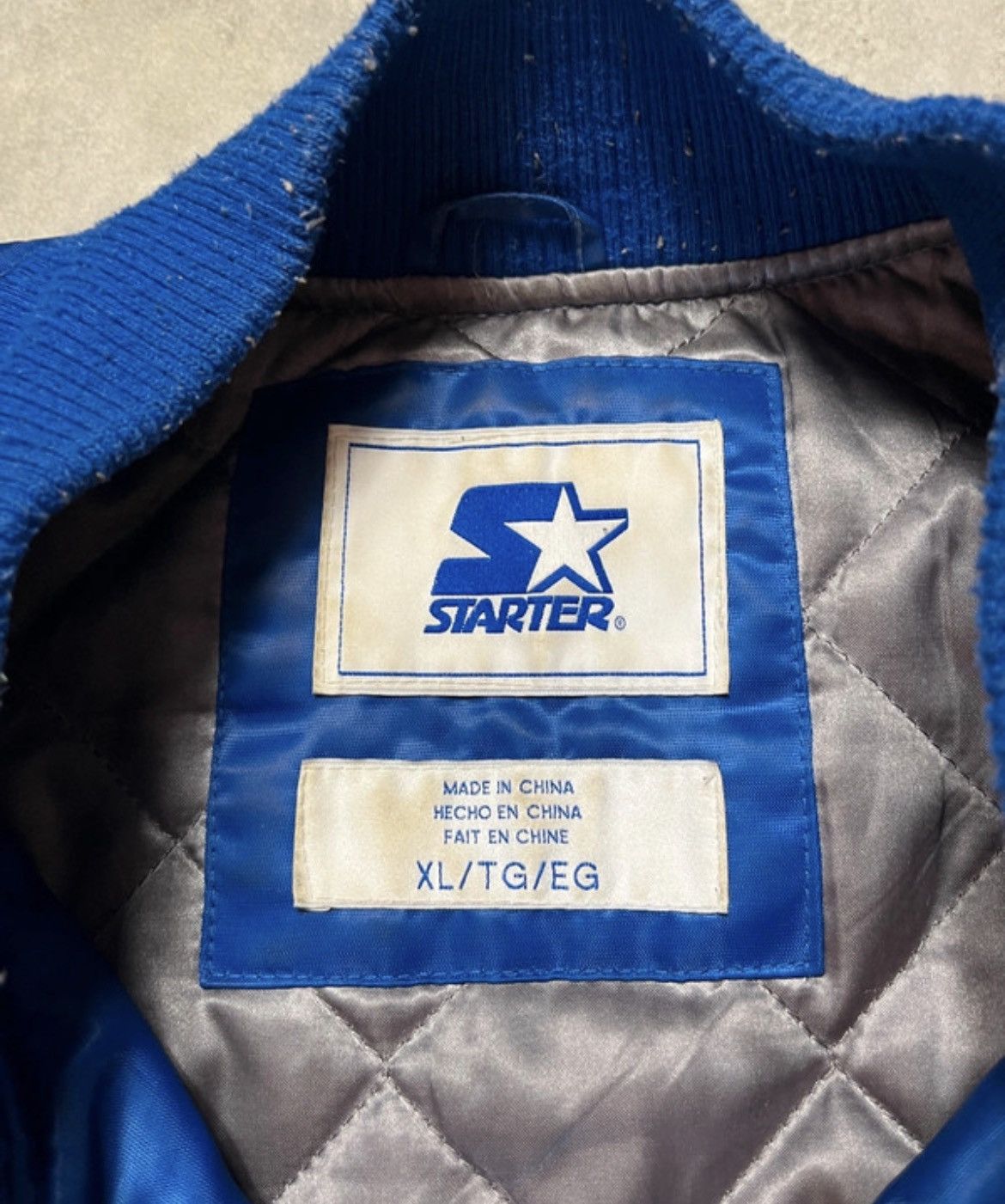 Starter Vintage 90s Starter New England Patriots Satin Jacket XL NFL Size US XL / EU 56 / 4 - 10 Thumbnail