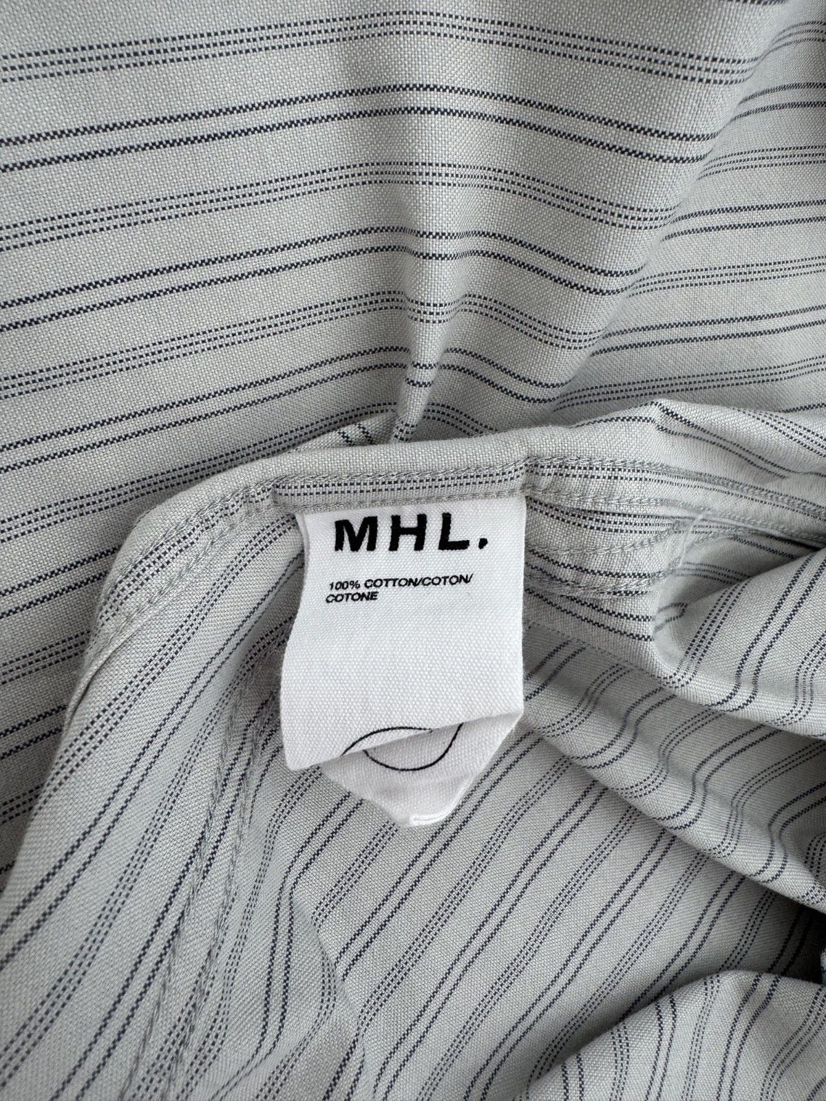 Margaret Howell Margaret Howell MHL. Cotton Shirt Pyjama Stripe Cloud Ink XL Size US XL / EU 56 / 4 - 7 Thumbnail