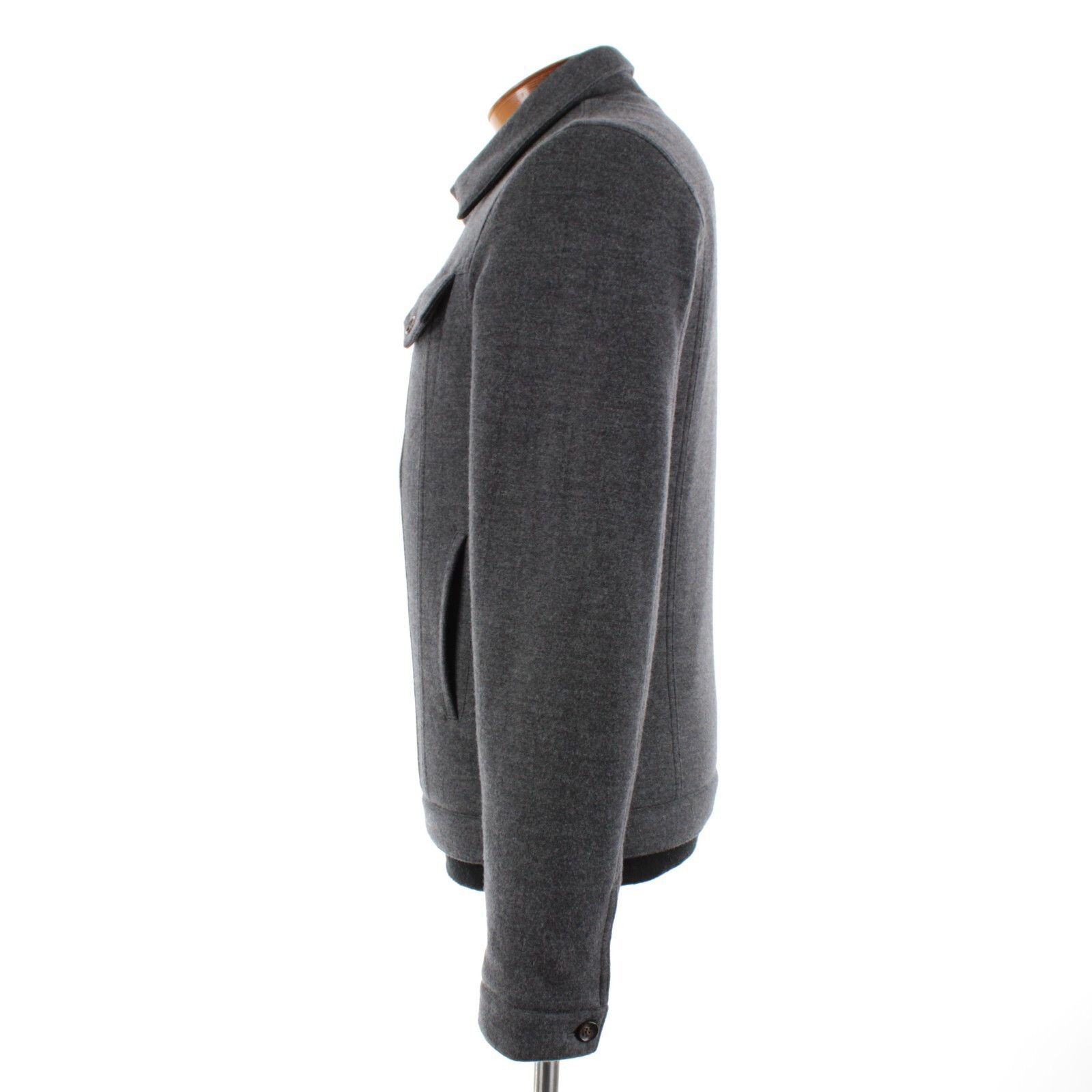 Luciano Barbera Luciano Barbera Jacket Size M US In Gray Wool Size US M / EU 48-50 / 2 - 4 Thumbnail