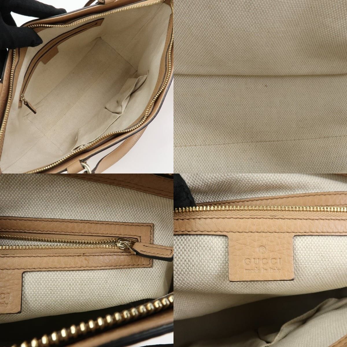 Gucci Gucci Soho Interlocking G Leather Shoulder Bag Tan Size ONE SIZE - 7 Thumbnail