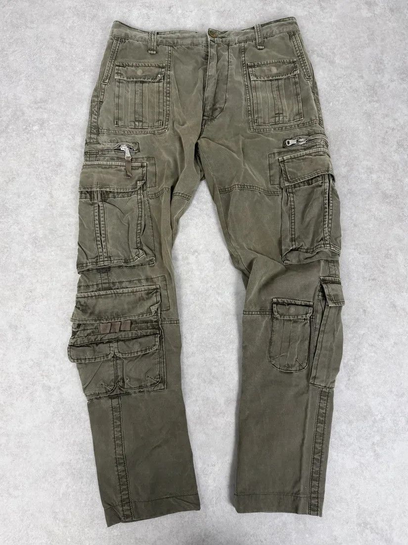 Dolce & Gabbana FW2006 Dolce & Gabbana Olive Multi Pockets Cargo Pants Size US 32 / EU 48 - 1 Thumbnail