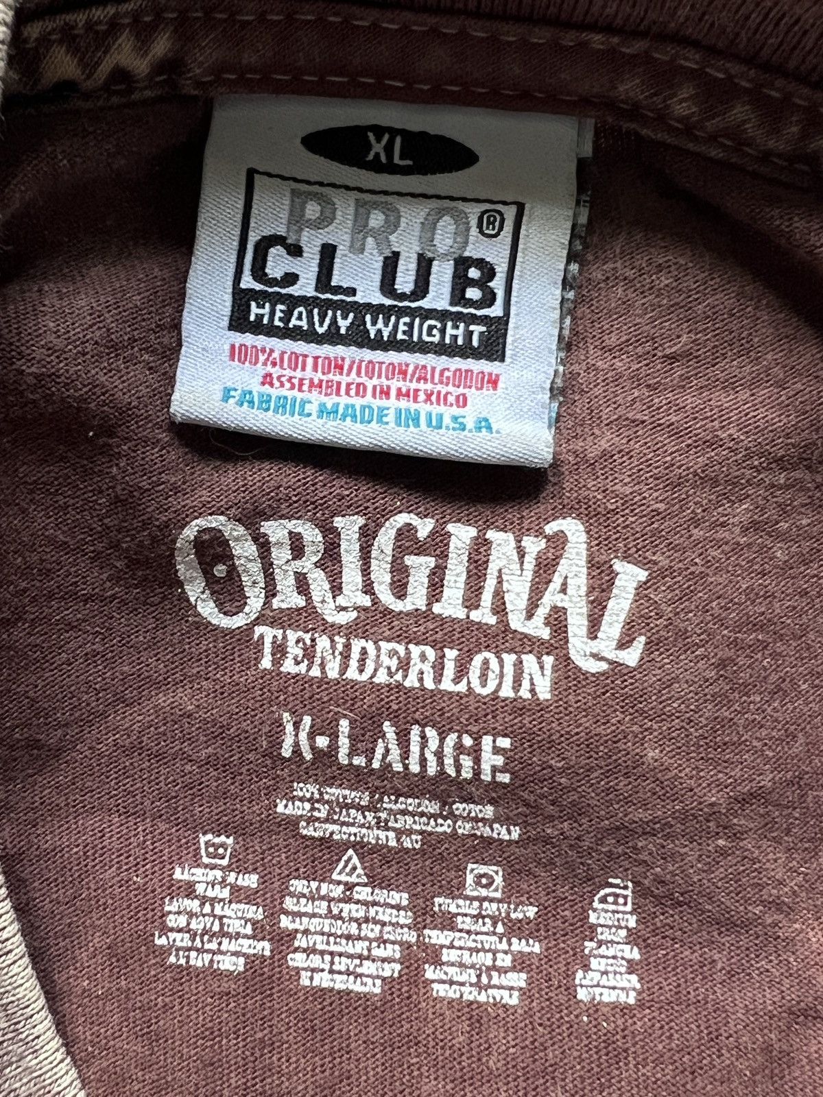 L TENDERLOIN 本店限定TEE L/S ACID WASH XXX トップス