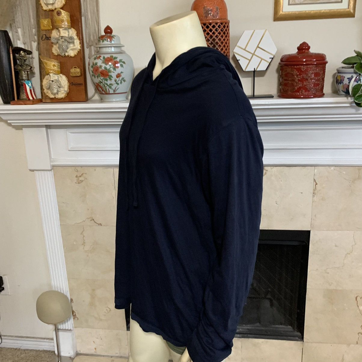 Vince Layered 100% Pima cotton Pull over Hoodie Size US XL / EU 56 / 4 - 5 Thumbnail