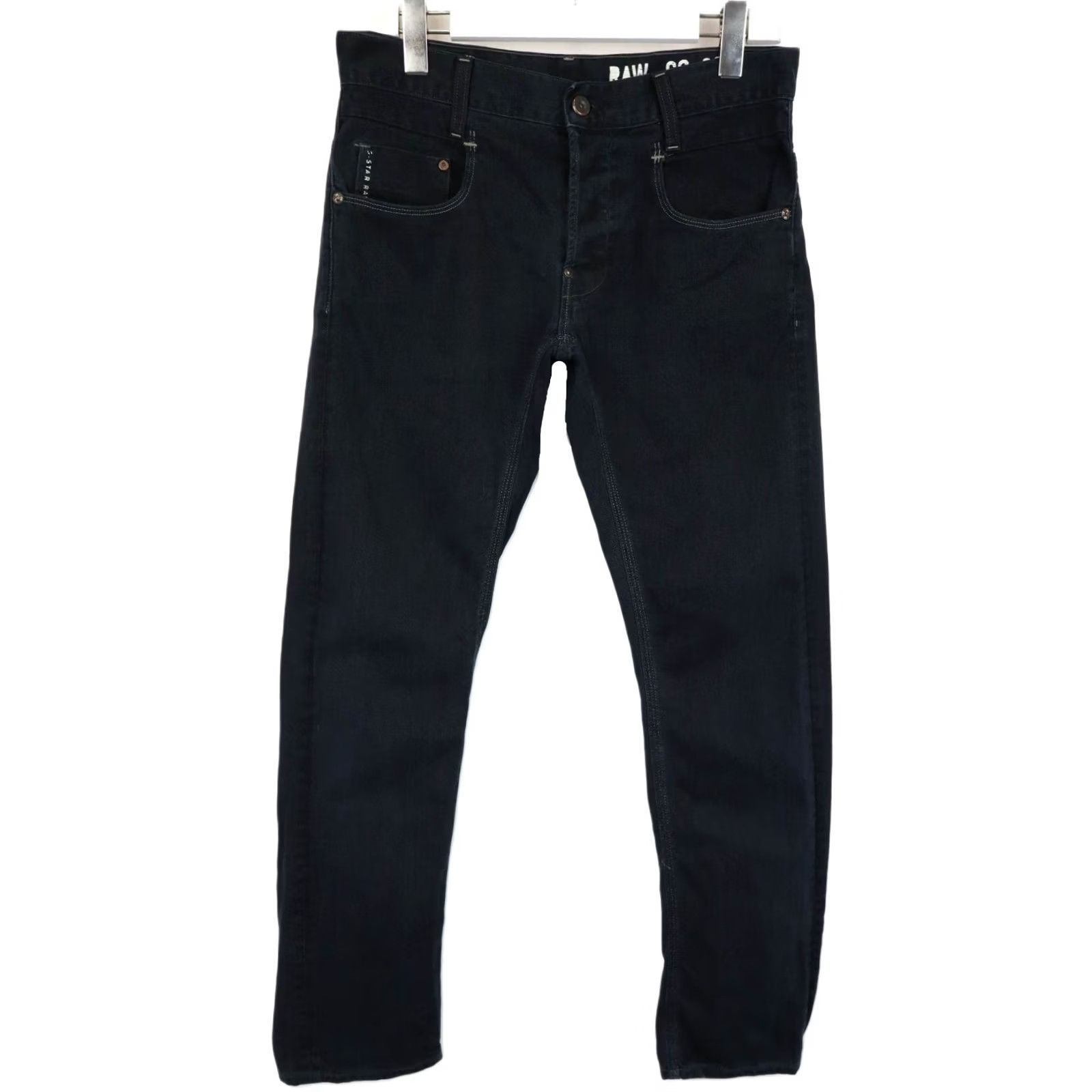 G-Star G-STAR New Radar Slim Jeans Men's W32/L32 Black Denim Button Fly Pocket Jeans Size US 32 / EU 48 - 2 Thumbnail