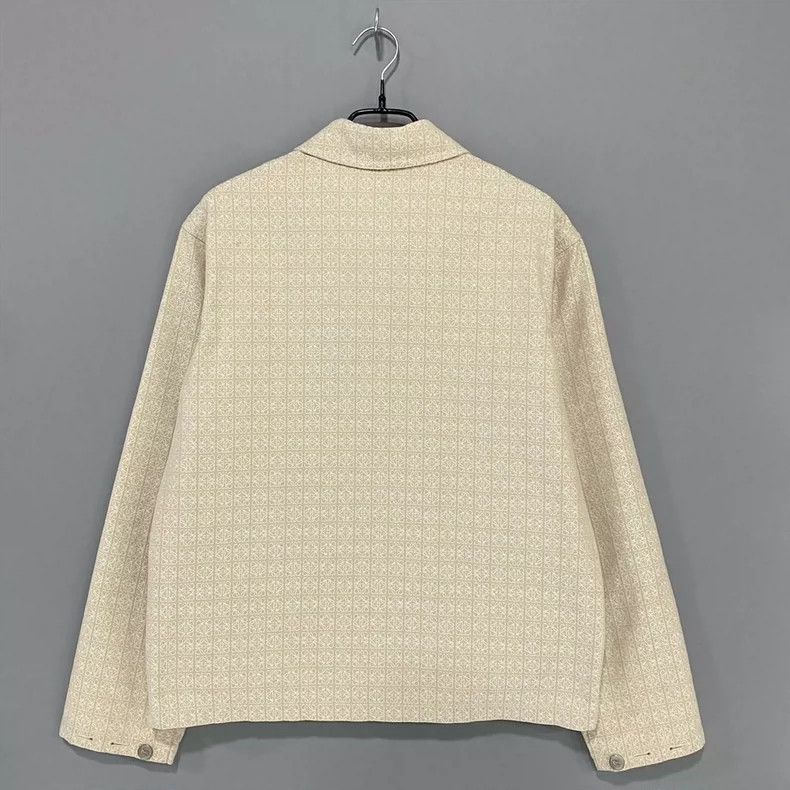 Loewe Loewe size 34 Beige full printed leather coat Size S / US 4 / IT 40 - 3 Thumbnail