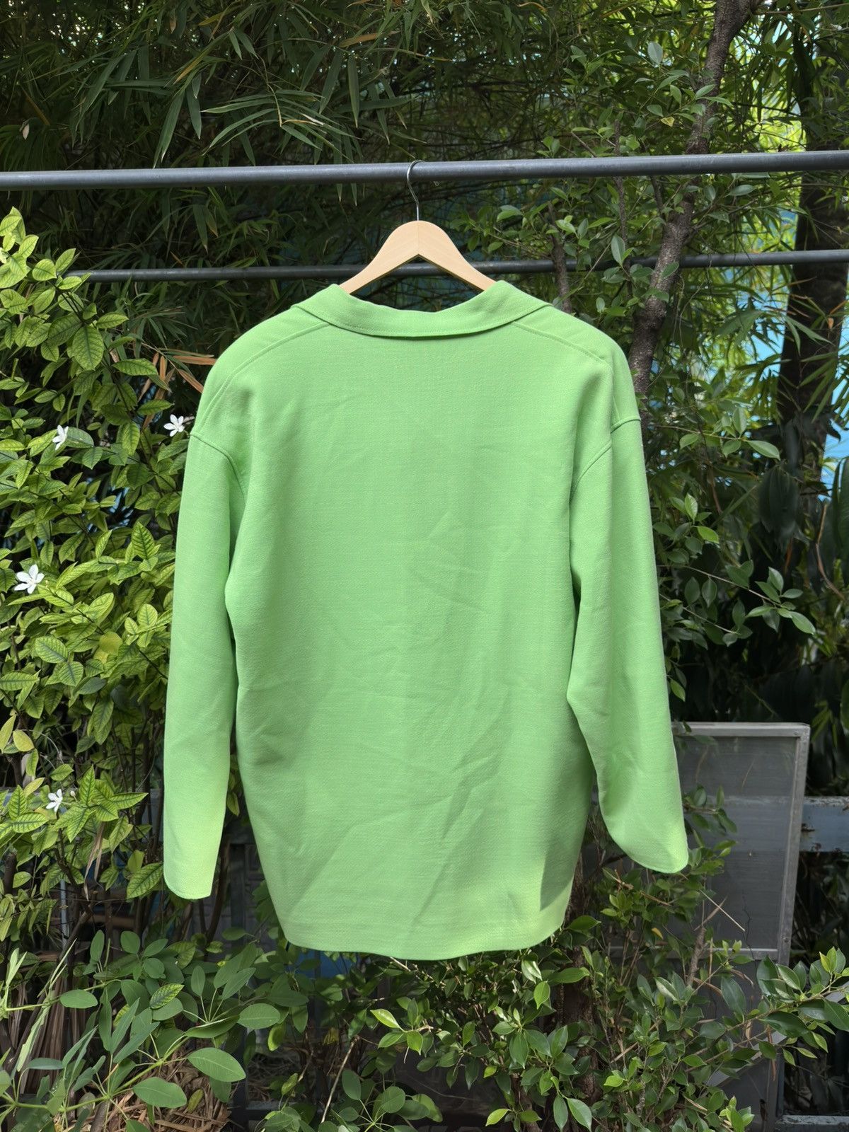 Versace BNWT Genny Oversized Green Blazer Jacket with Shoulder Pads Size M / US 6-8 / IT 42-44 - 2 Thumbnail