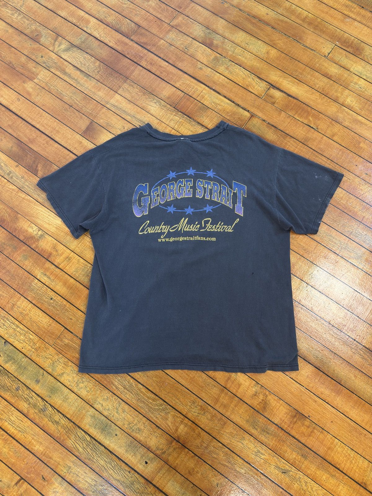 Vintage 2000s George Strait Tee Size US L / EU 52-54 / 3 - 4 Thumbnail