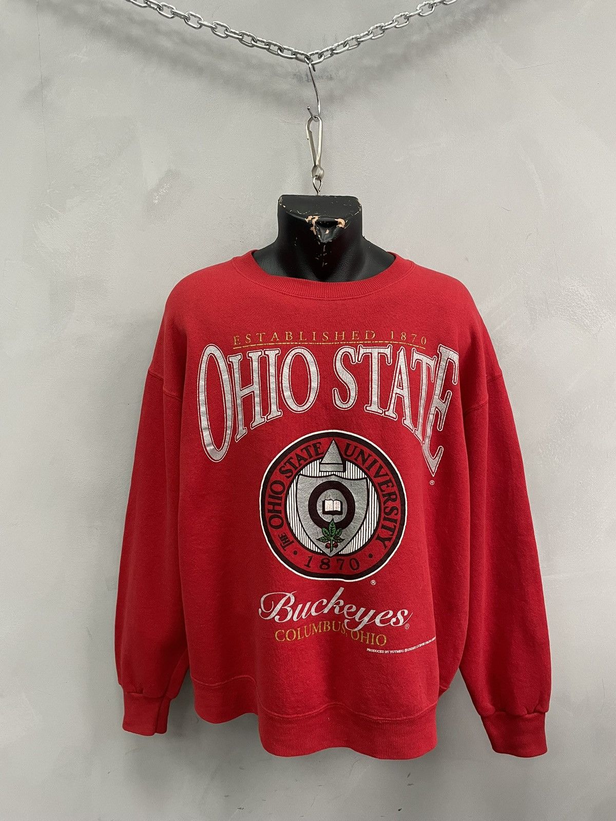 Lee Rare 90s Ohio State sweatshirt crewneck y2k Size US L / EU 52-54 / 3 - 1 Thumbnail