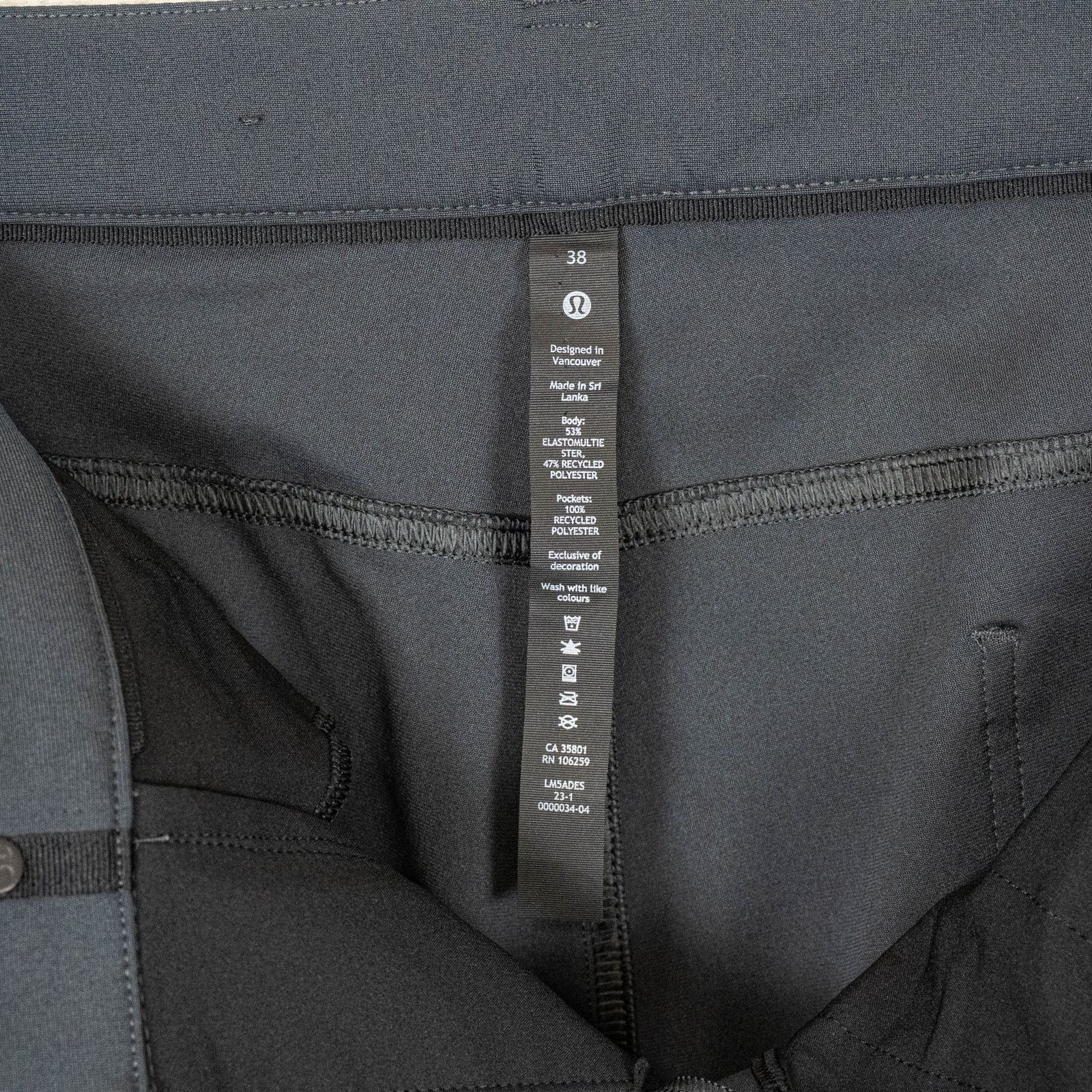 Lululemon Lululemon ABC Classic Chino Pants Dark Gray warpstreme 38 Size US 38 / EU 54 - 4 Thumbnail