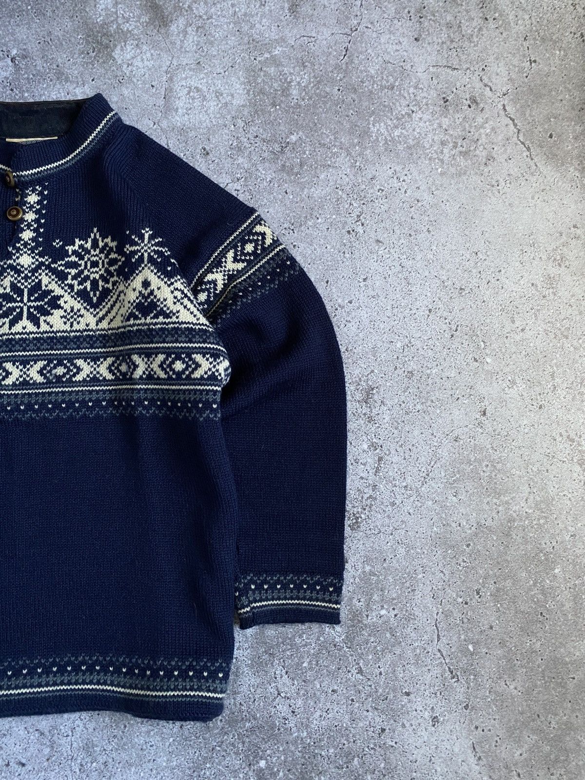 Dale Of Norway × Vintage Vintage Dale of Norway Christmas 2 Button Sweater Wool M Size US M / EU 48-50 / 2 - 3 Thumbnail