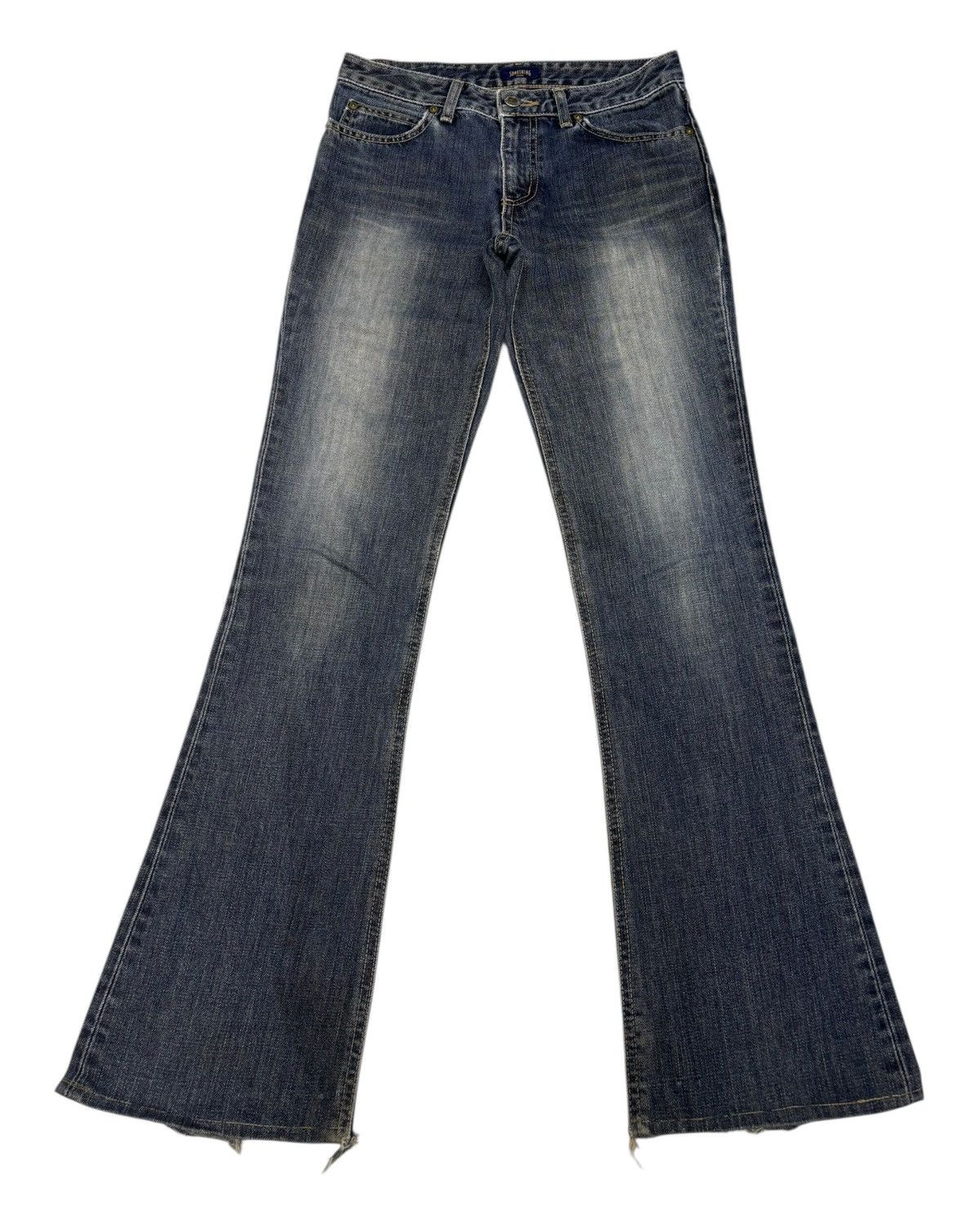 Hysteric Glamour × Undercover 💥EDWIN FLARED BOOTCUT DISTRESSED DENIM JEANS A37 Size 27" / US 4 / IT 40 - 2 Thumbnail