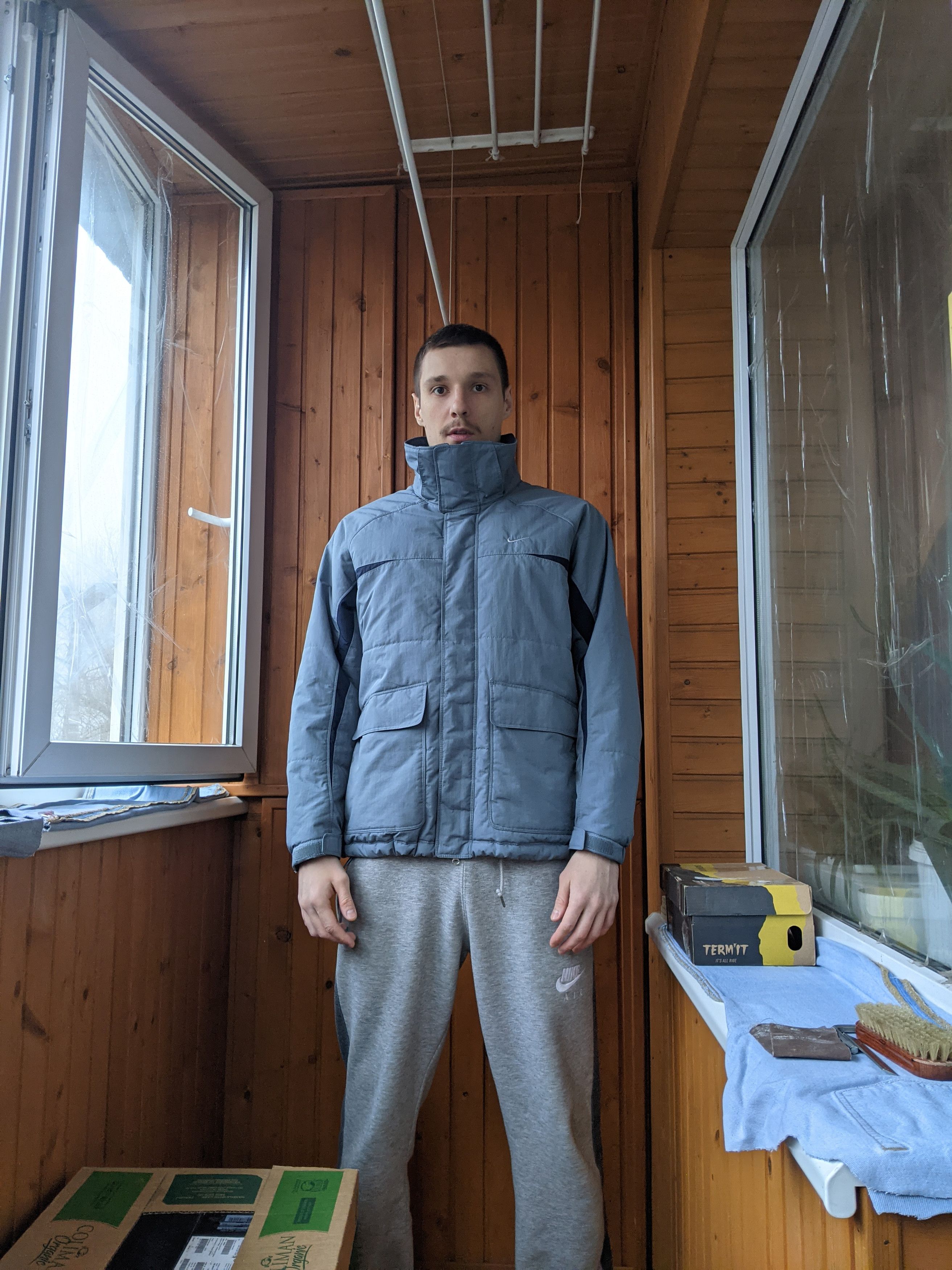 Nike Nike Vintage Winter Jacket Big Logo ACG the north face Size US L / EU 52-54 / 3 - 3 Thumbnail