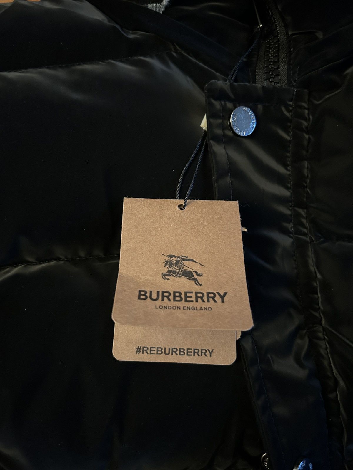 Burberry Black Burberry Puffer Jacket Size US S / EU 44-46 / 1 - 5 Thumbnail