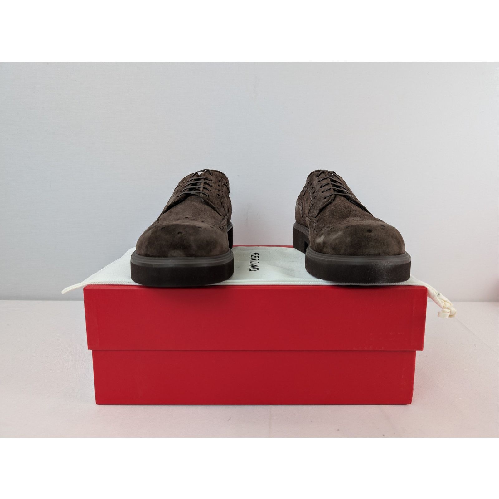 Salvatore Ferragamo o1rshd1 T. Moro 23 Calf Shoes & Boots in Brown Size US 11 / EU 44 - 19 Thumbnail