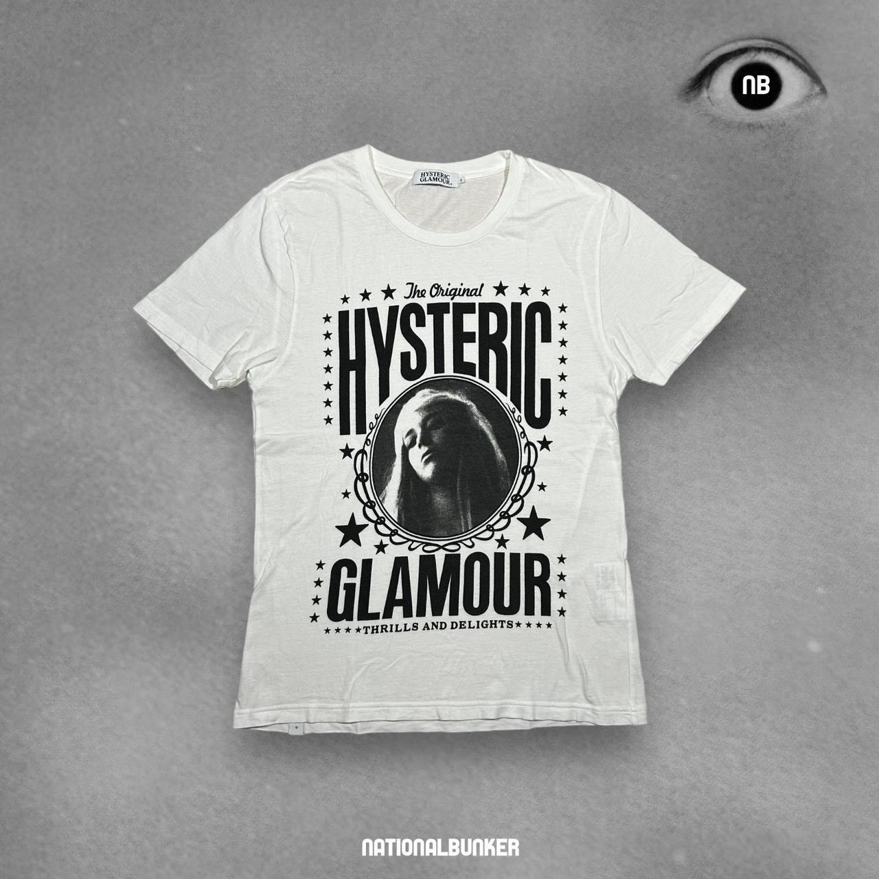 Image of Hysteric Glamour (Hys) Font Girl Grapic Shirt in White, Men's (Size Small)