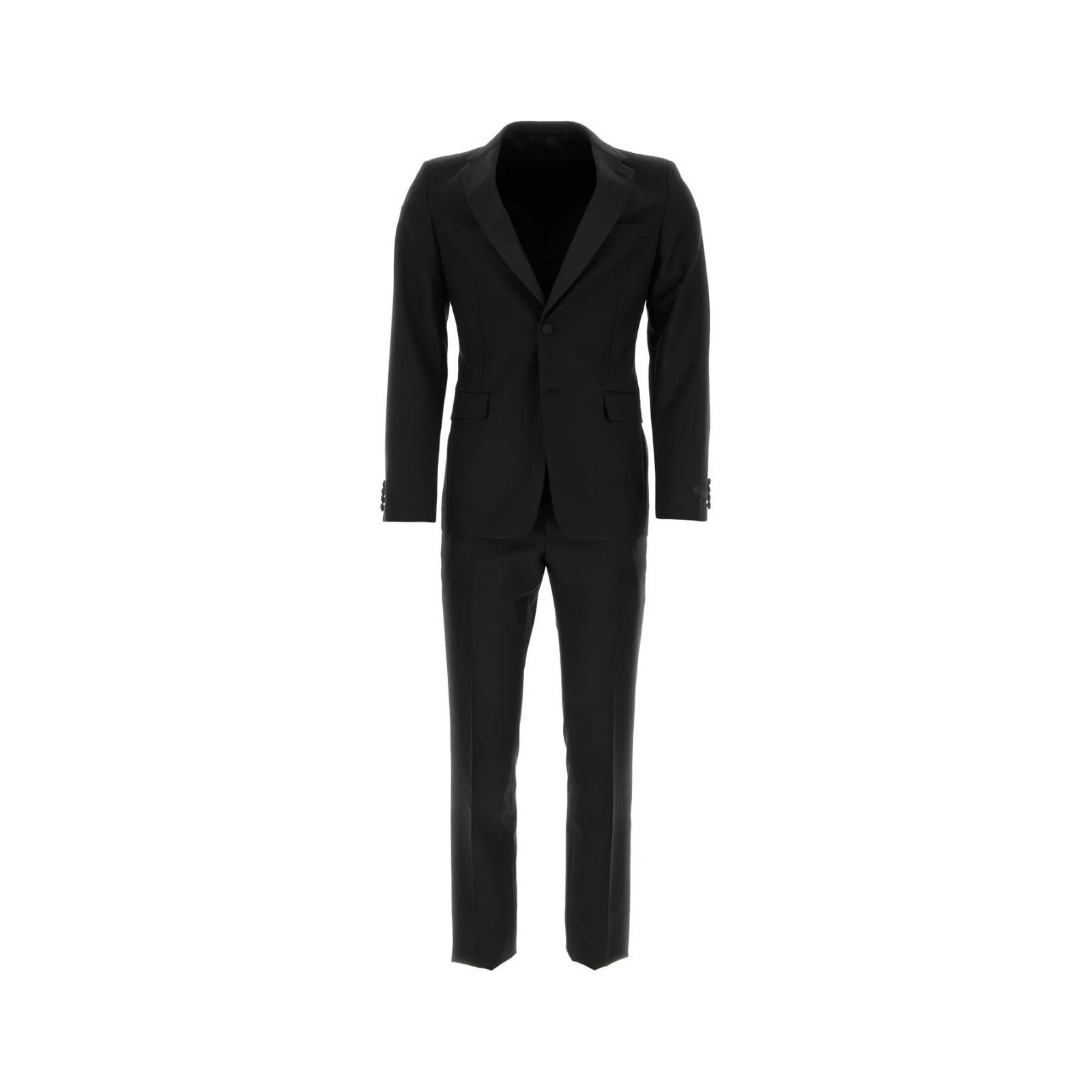 Prada PRADA Black Wool Tuxedo Jacket New & Authentic (Men's size:4 Size US M / EU 48-50 / 2 - 1 Thumbnail