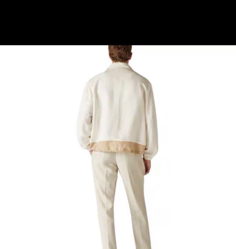 Loro Piana LORO PIANA Solid color zipper stand collar long sleeve jac Size US S / EU 44-46 / 1 - 2 Thumbnail