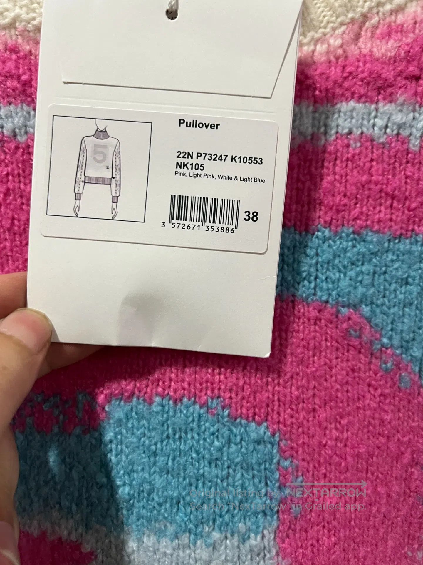 Chanel Chanel Ski Series Pink Size 5 Cashmere High-Collared Sweat Size M / US 6-8 / IT 42-44 - 5 Thumbnail