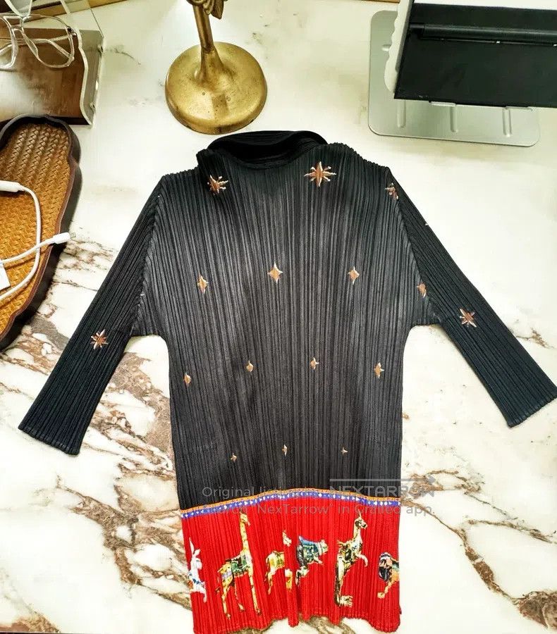 Issey Miyake Issey Miyake Main Line Circus Print Top Size L / US 10 / IT 46 - 2 Thumbnail