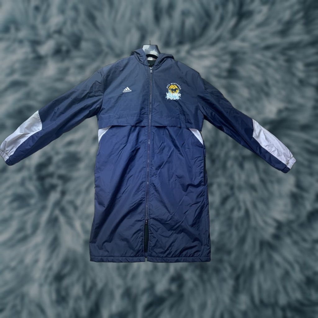 Adidas ADIDAS Swim Parka Jacket Navy blue Water Polo Swim Logo Size Small Size US S / EU 44-46 / 1 - 1 Thumbnail