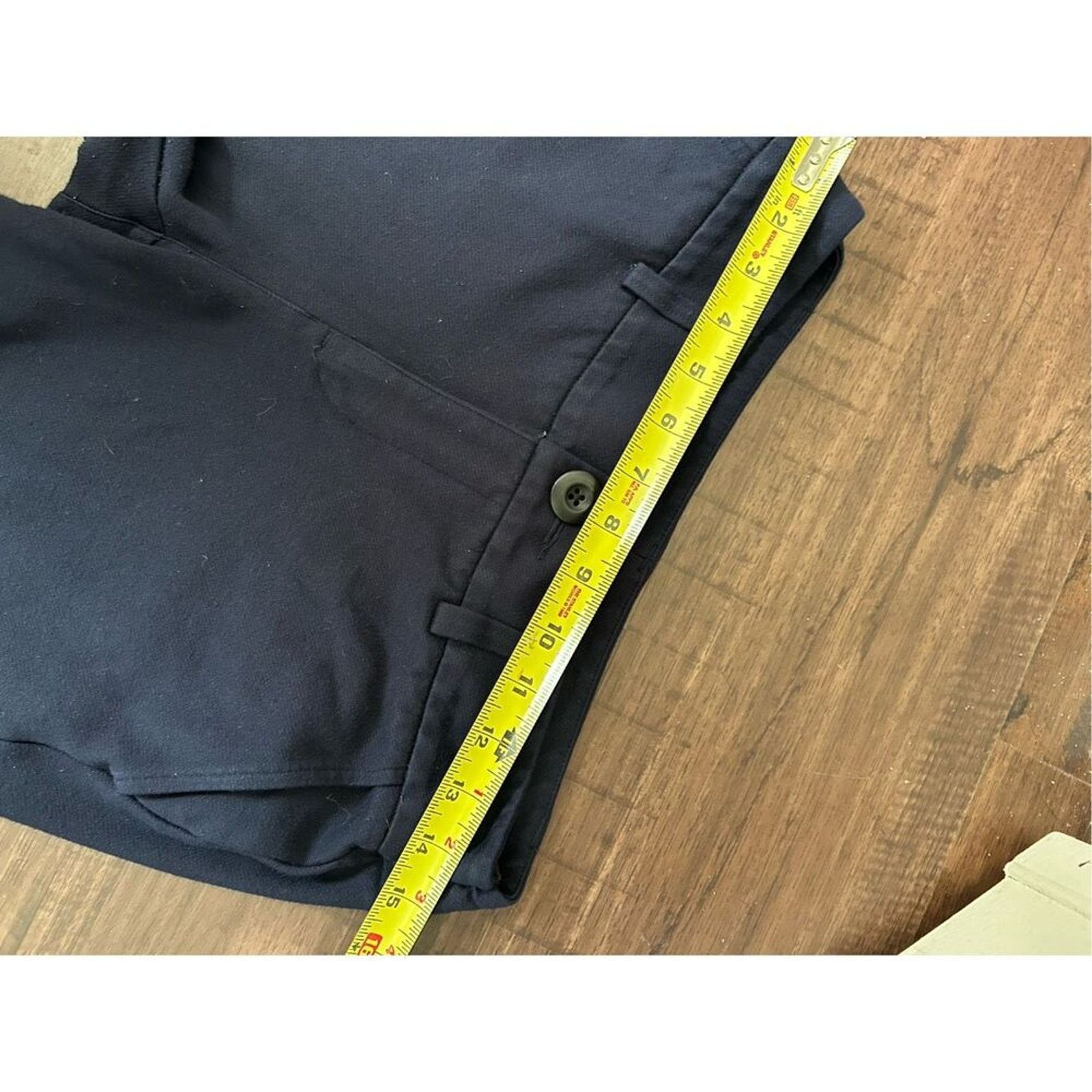 Anthropologie CAbi #3202 Navy Blue Trouser Dress Pants, Stretch, Size 10 Size 32" / US 10 / IT 46 - 4 Thumbnail